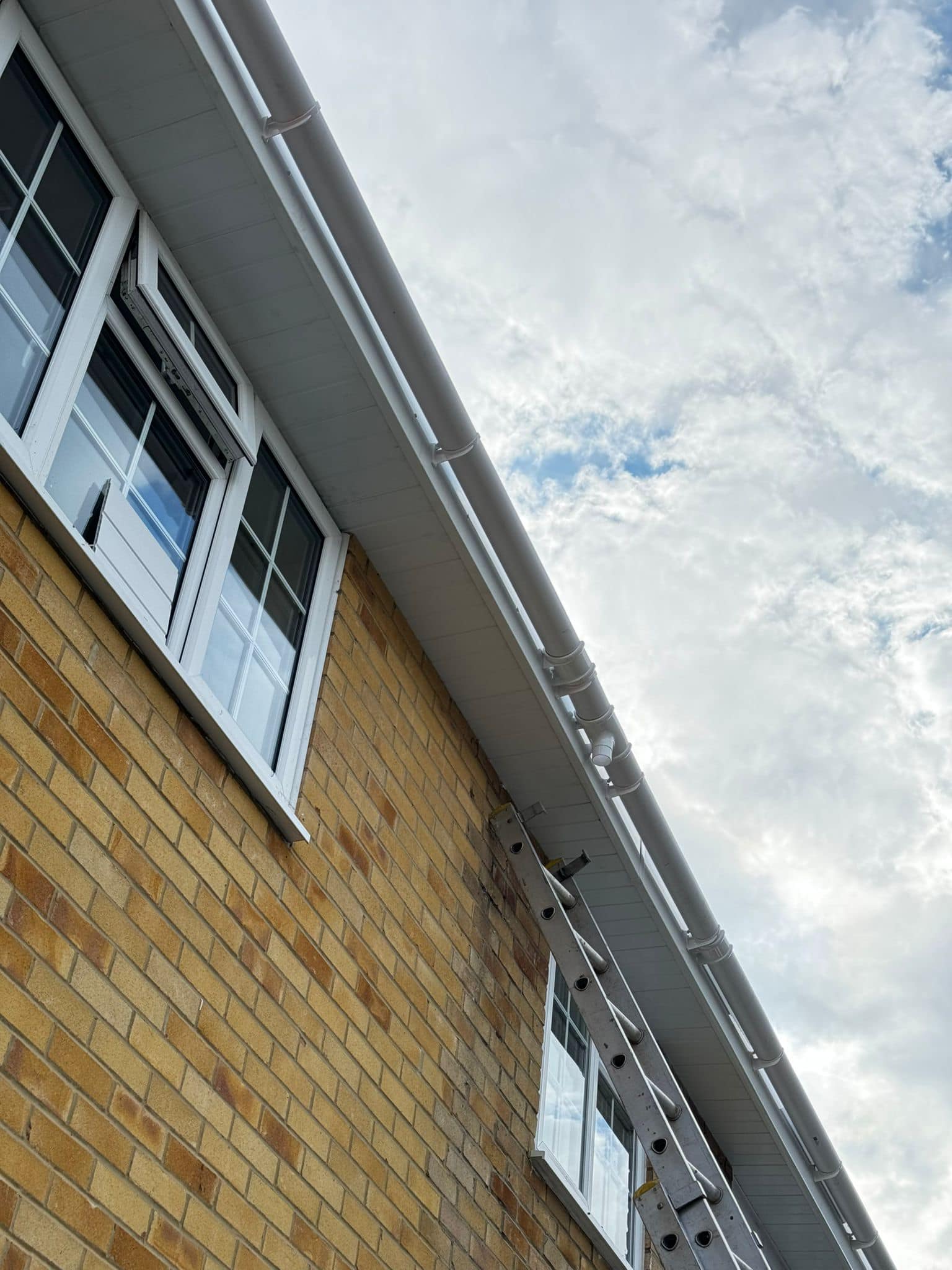 Professional roofers working on a property in London - KS Roof Master