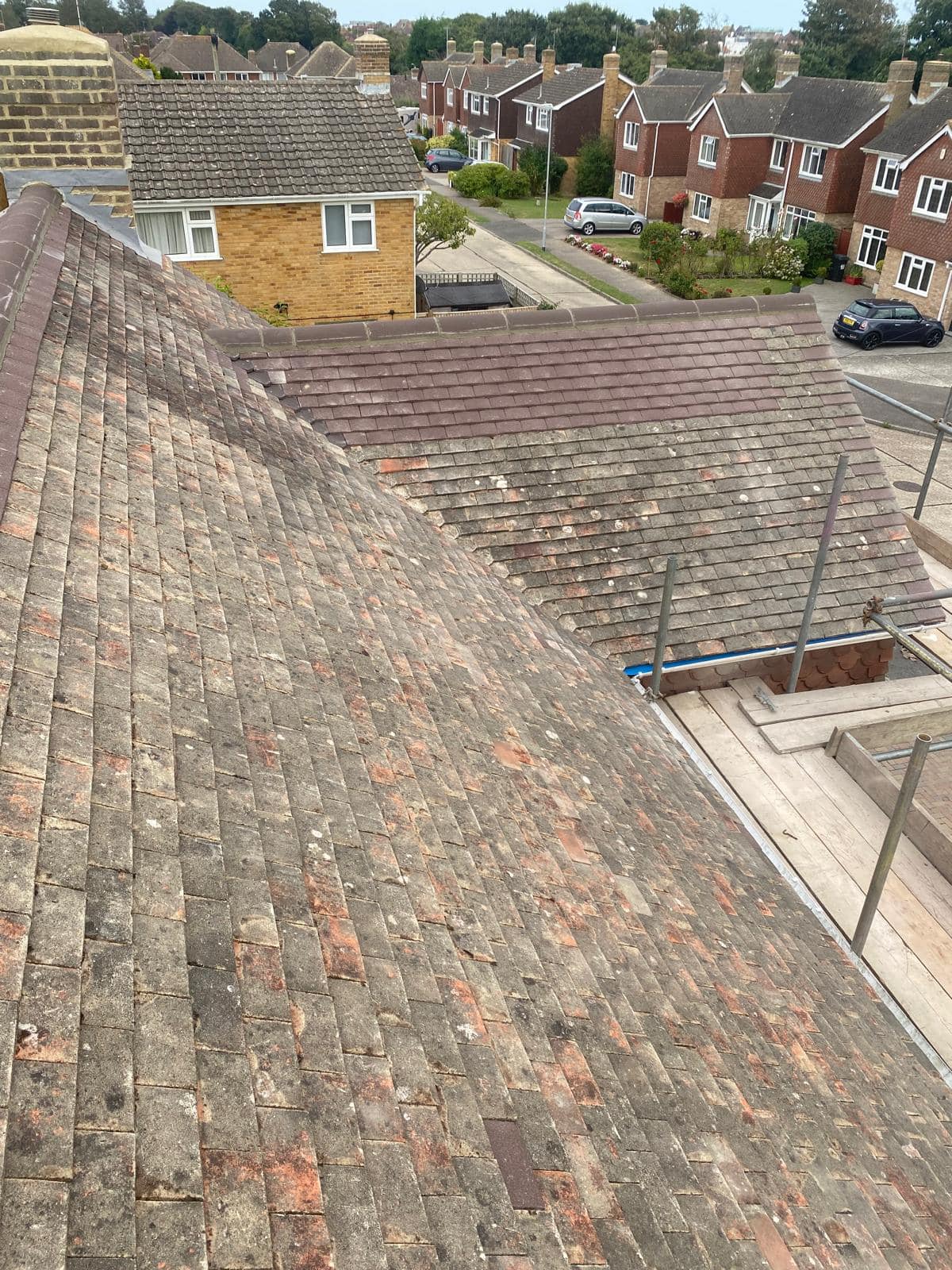 Slate roof restoration in Greenwich