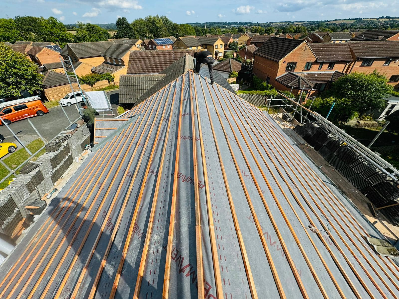 GRP fibreglass roof in Peckham
