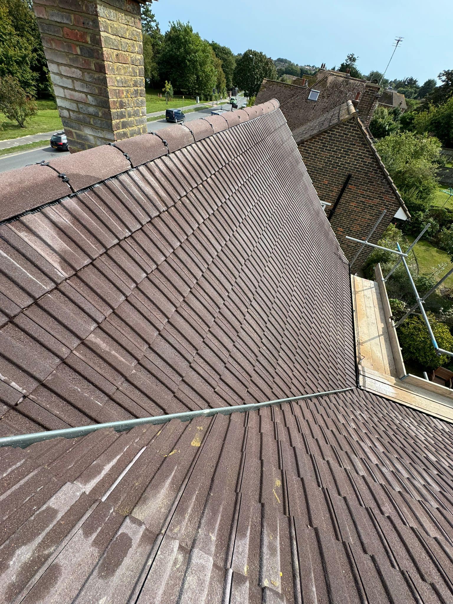 Slate roof restoration in Greenwich