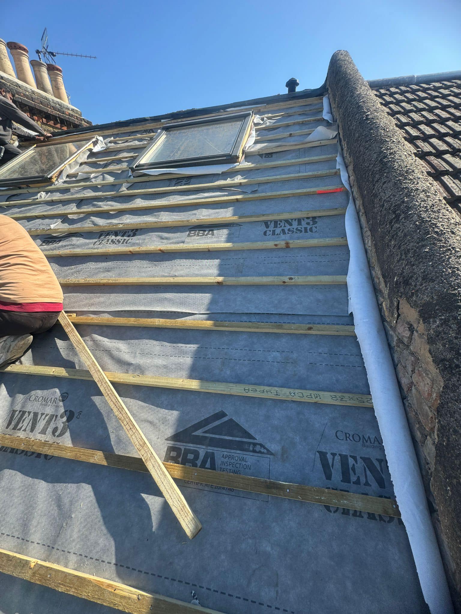 EPDM rubber roof in Stratford
