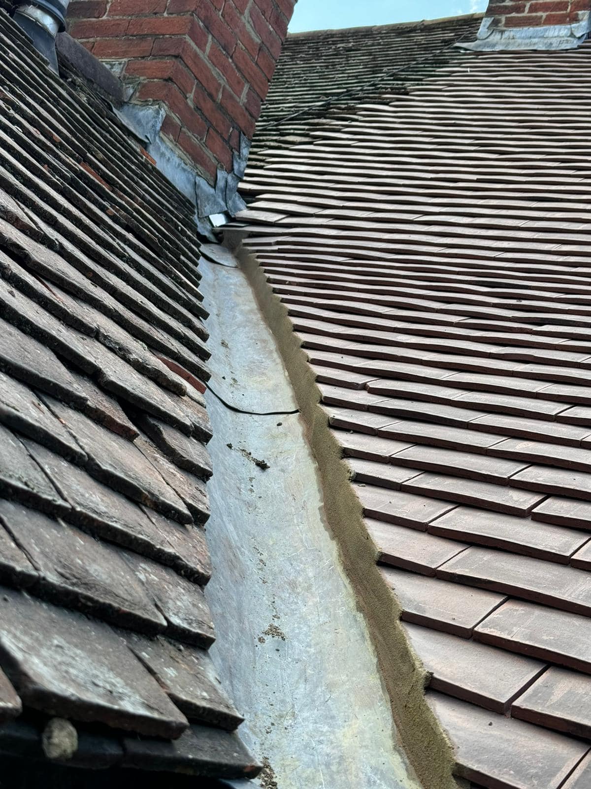 Lead flashing in Westminster
