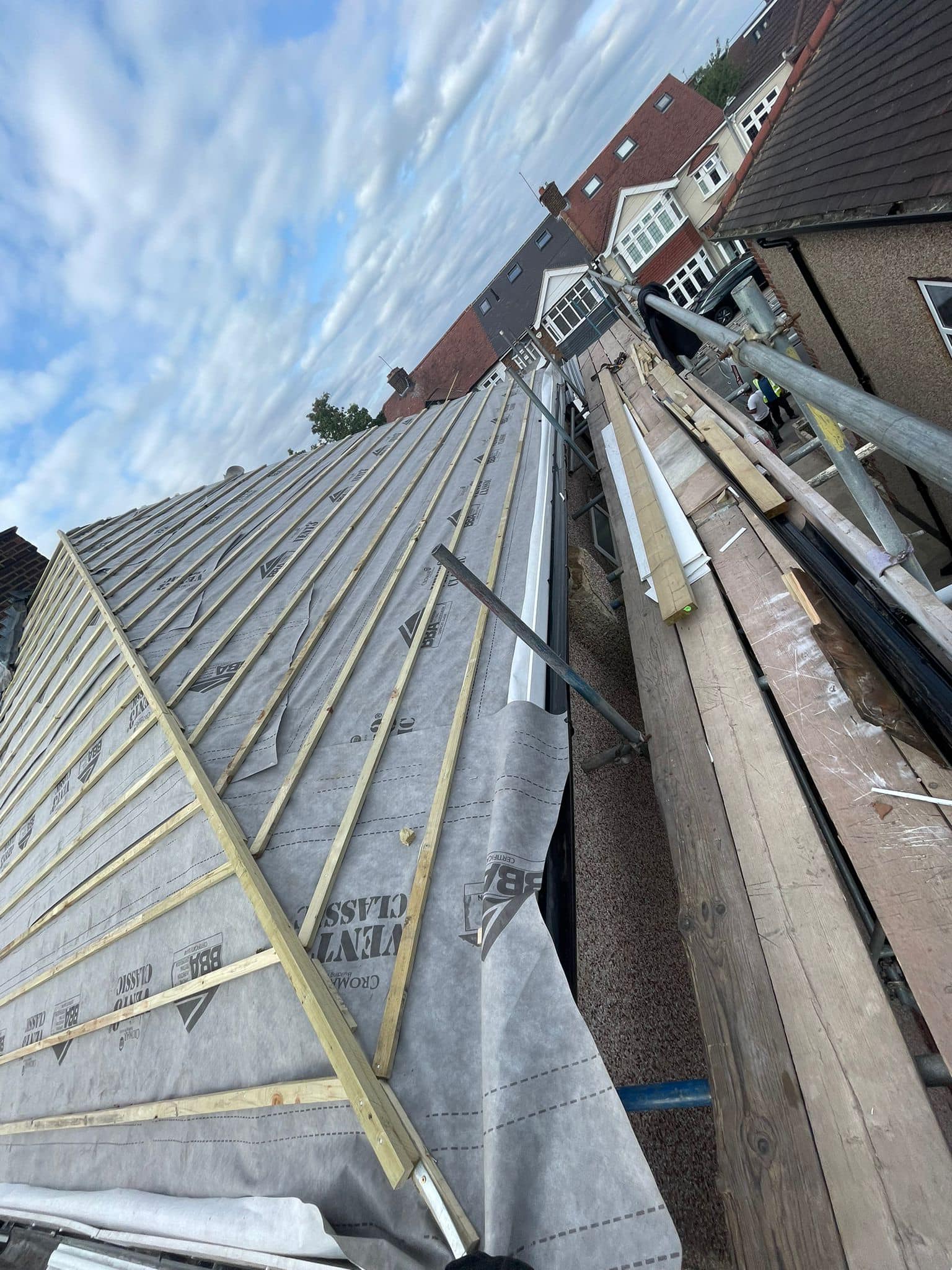 Slate roof restoration in Greenwich