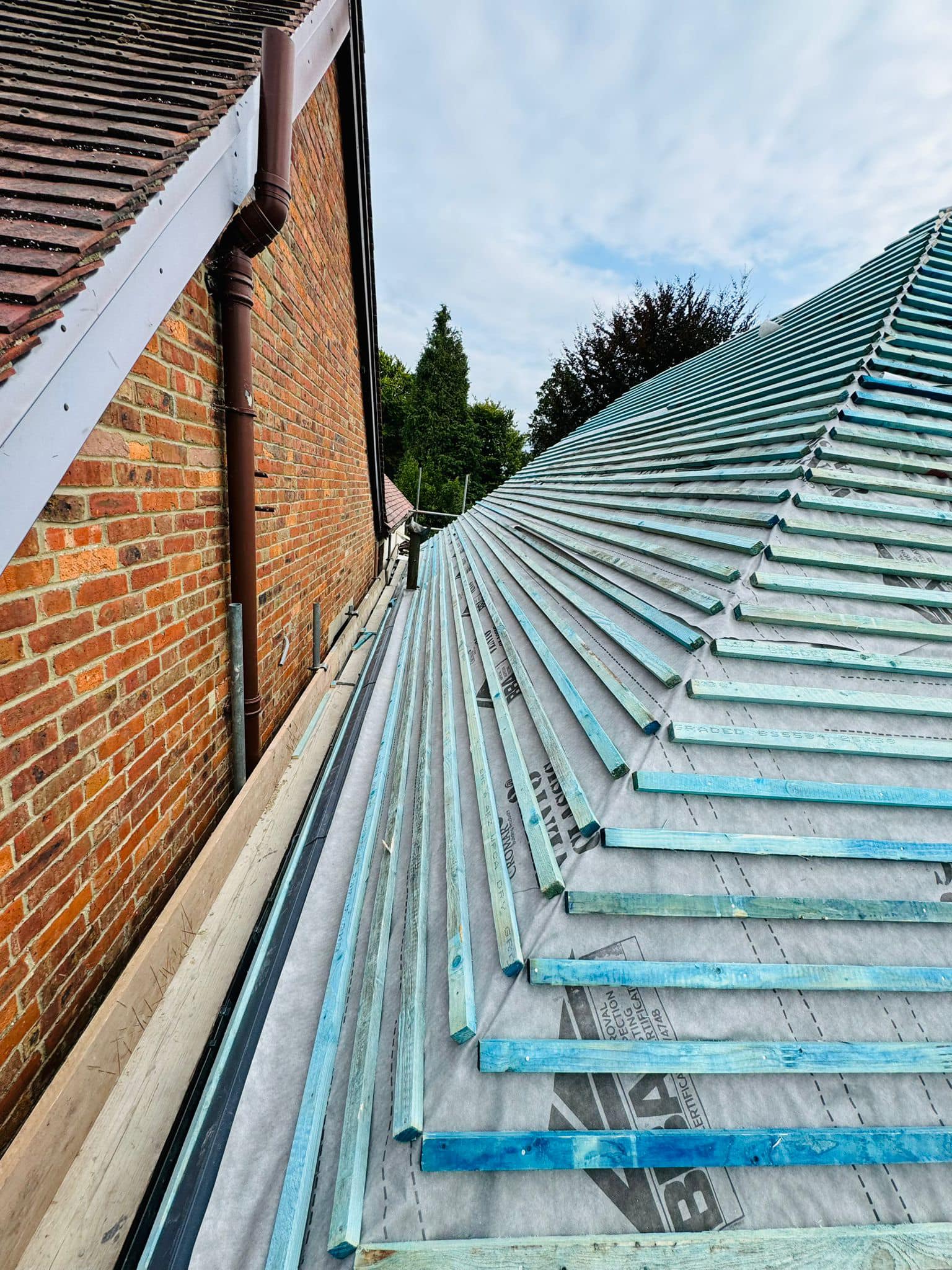 Gutter installation in Chelsea