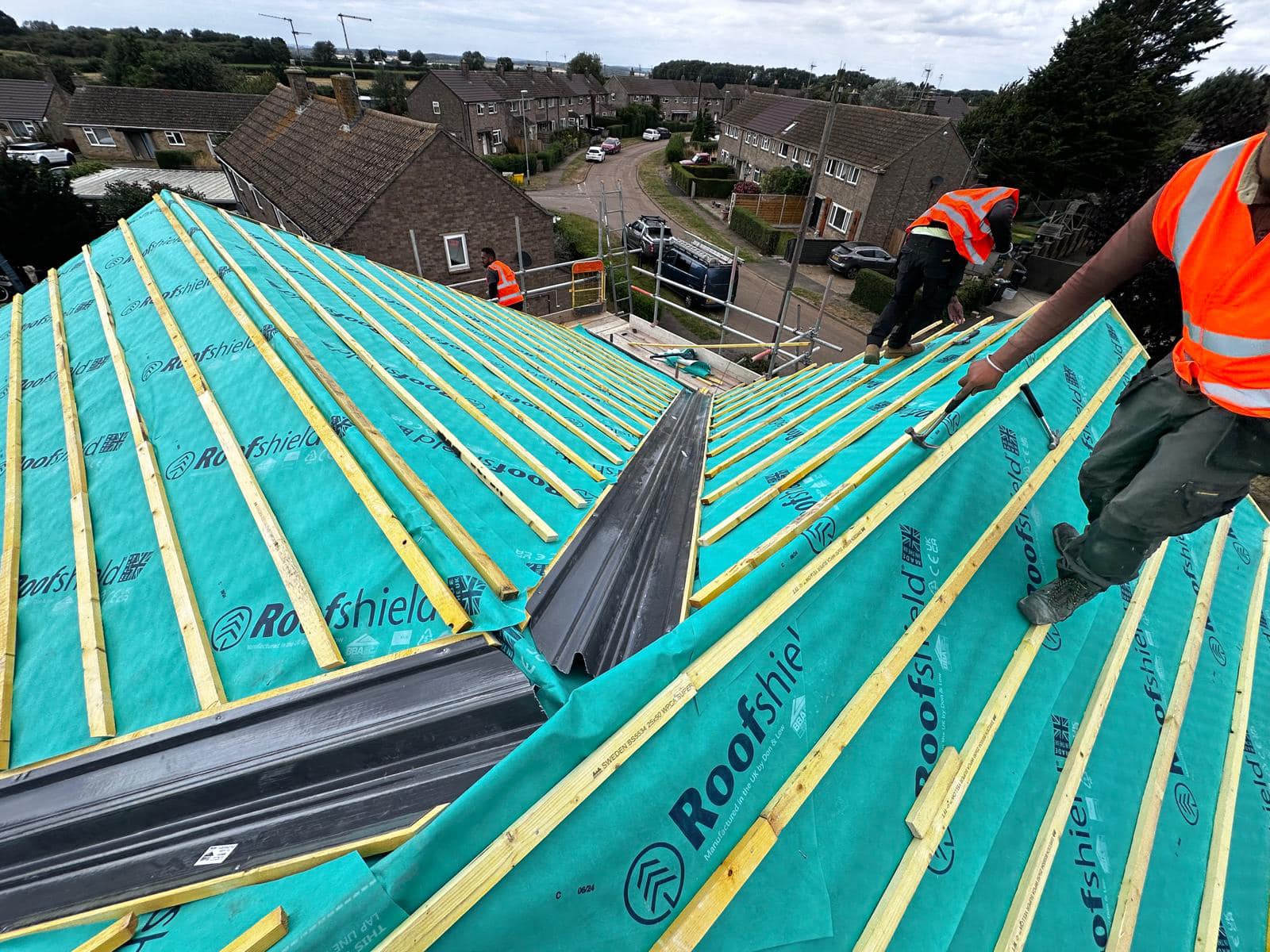 GRP fibreglass roof in Peckham