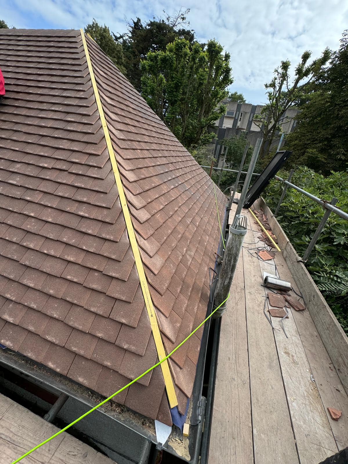 Roof repair completed in Bermondsey, South London