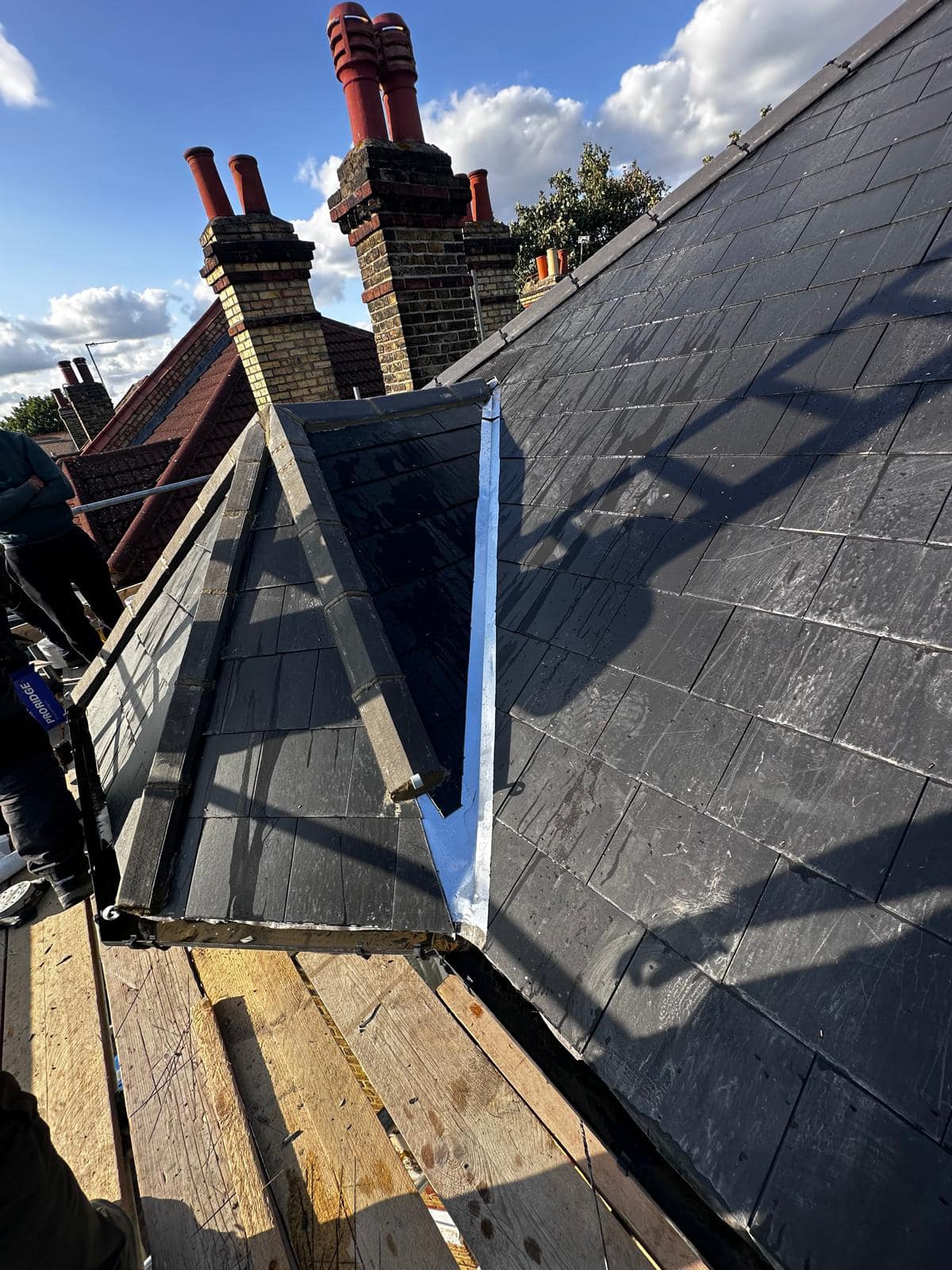 GRP fibreglass roof in Peckham