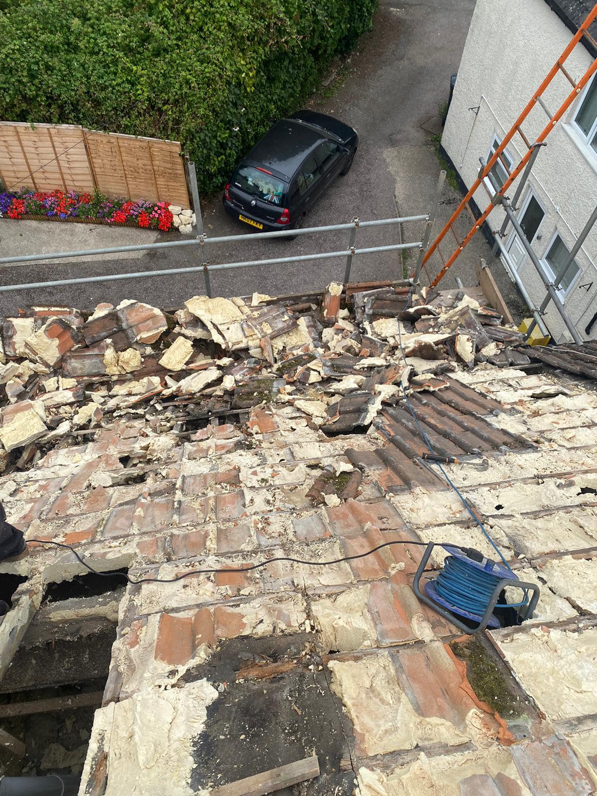 GRP fibreglass roof in Peckham