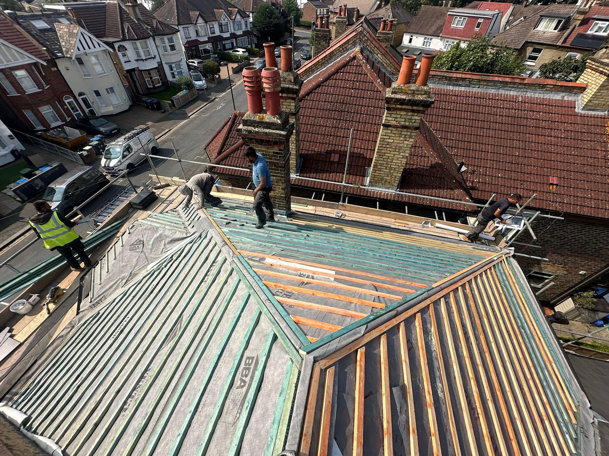 Moss removal in Wimbledon