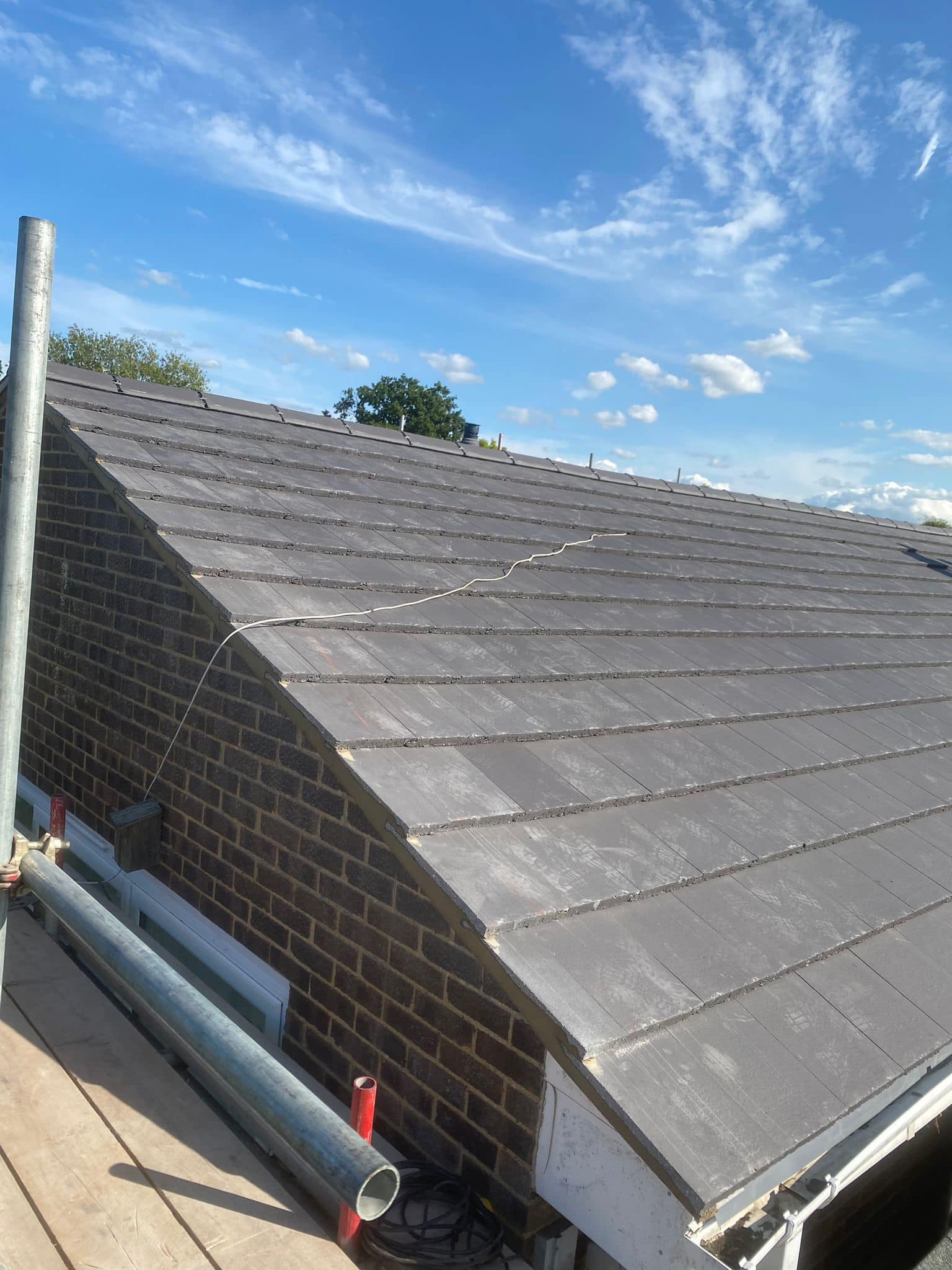 Commercial roof restoration in Canary Wharf