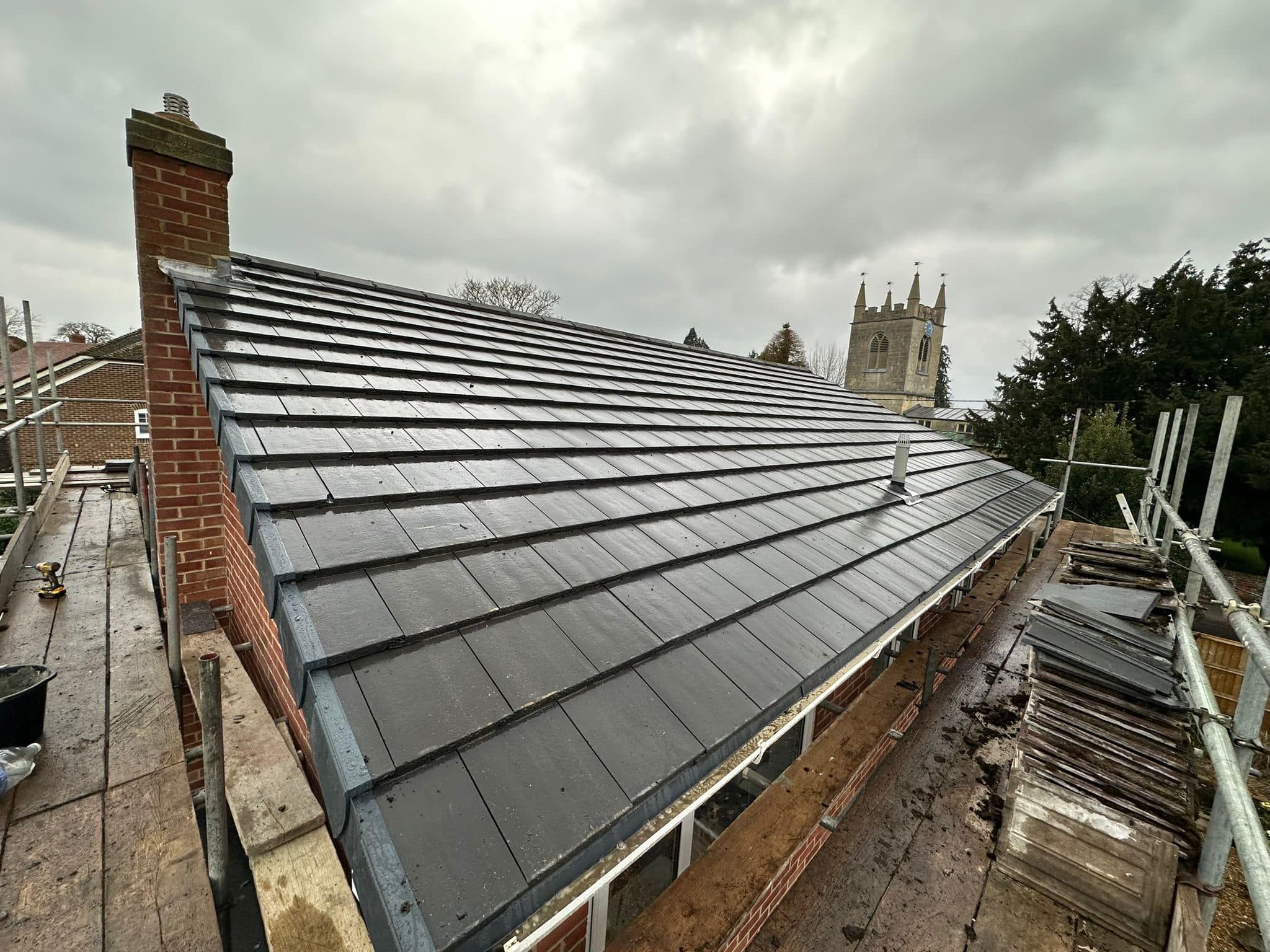 Moss removal in Wimbledon