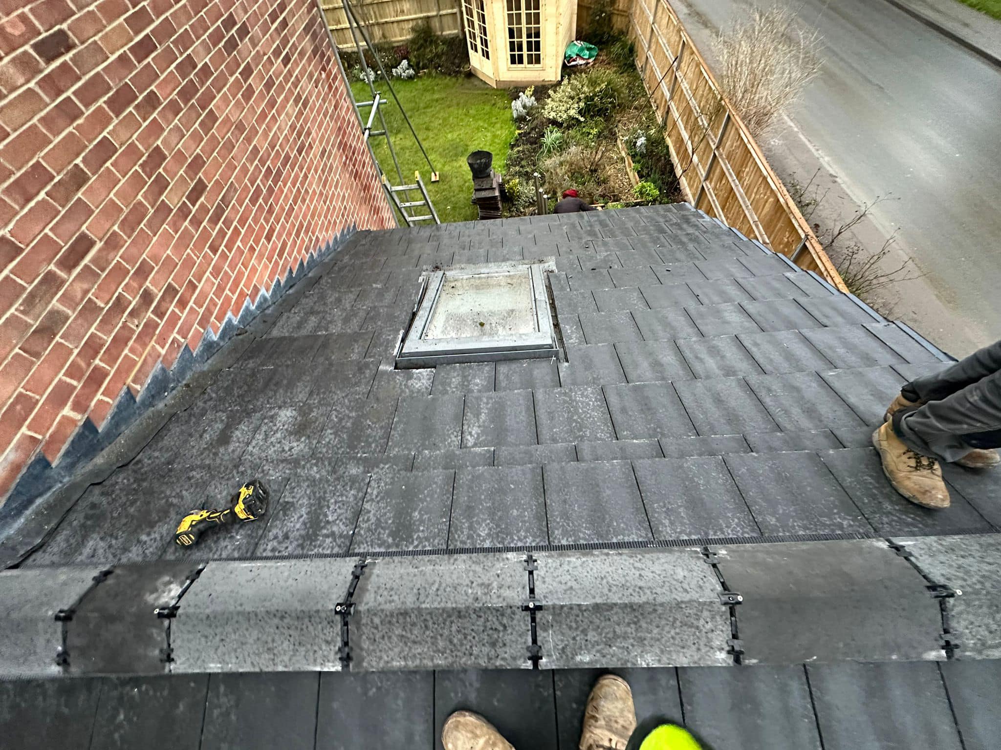 GRP fibreglass roof in Peckham