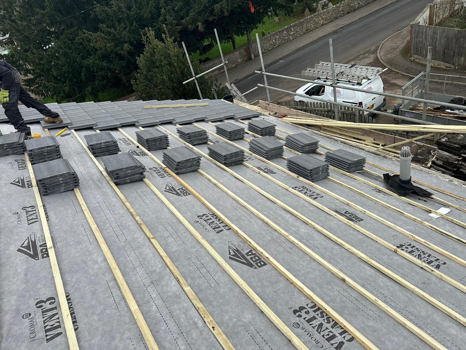 Moss removal in Wimbledon
