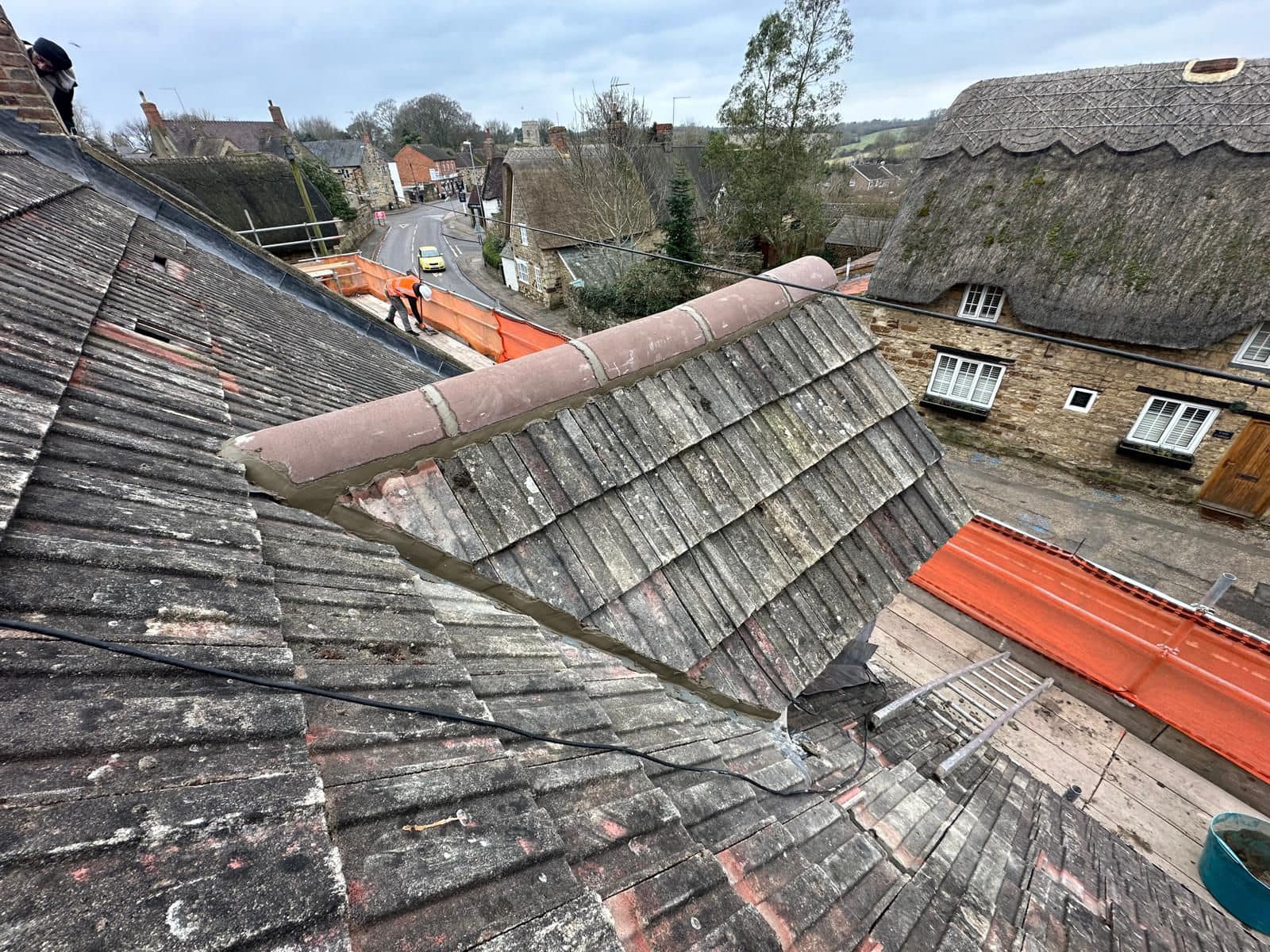 Storm damage repair in Battersea