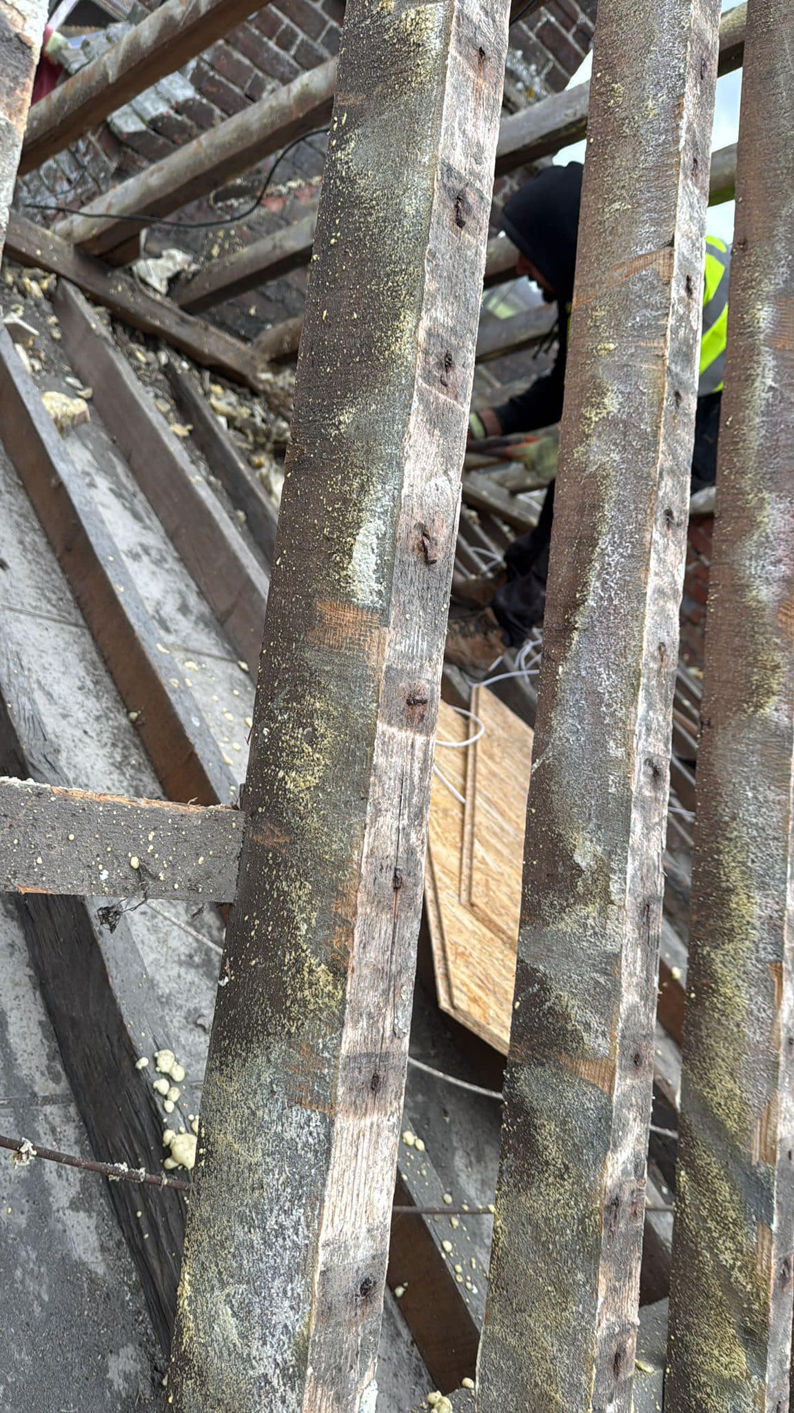 Storm damage repair in Battersea