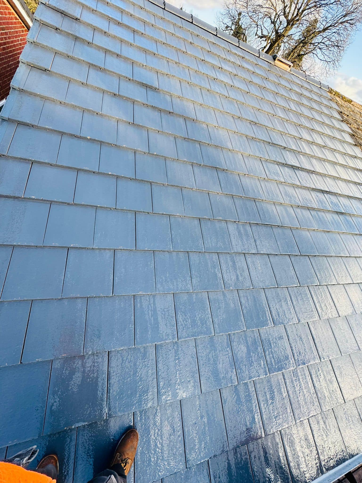 Commercial roof restoration in Canary Wharf