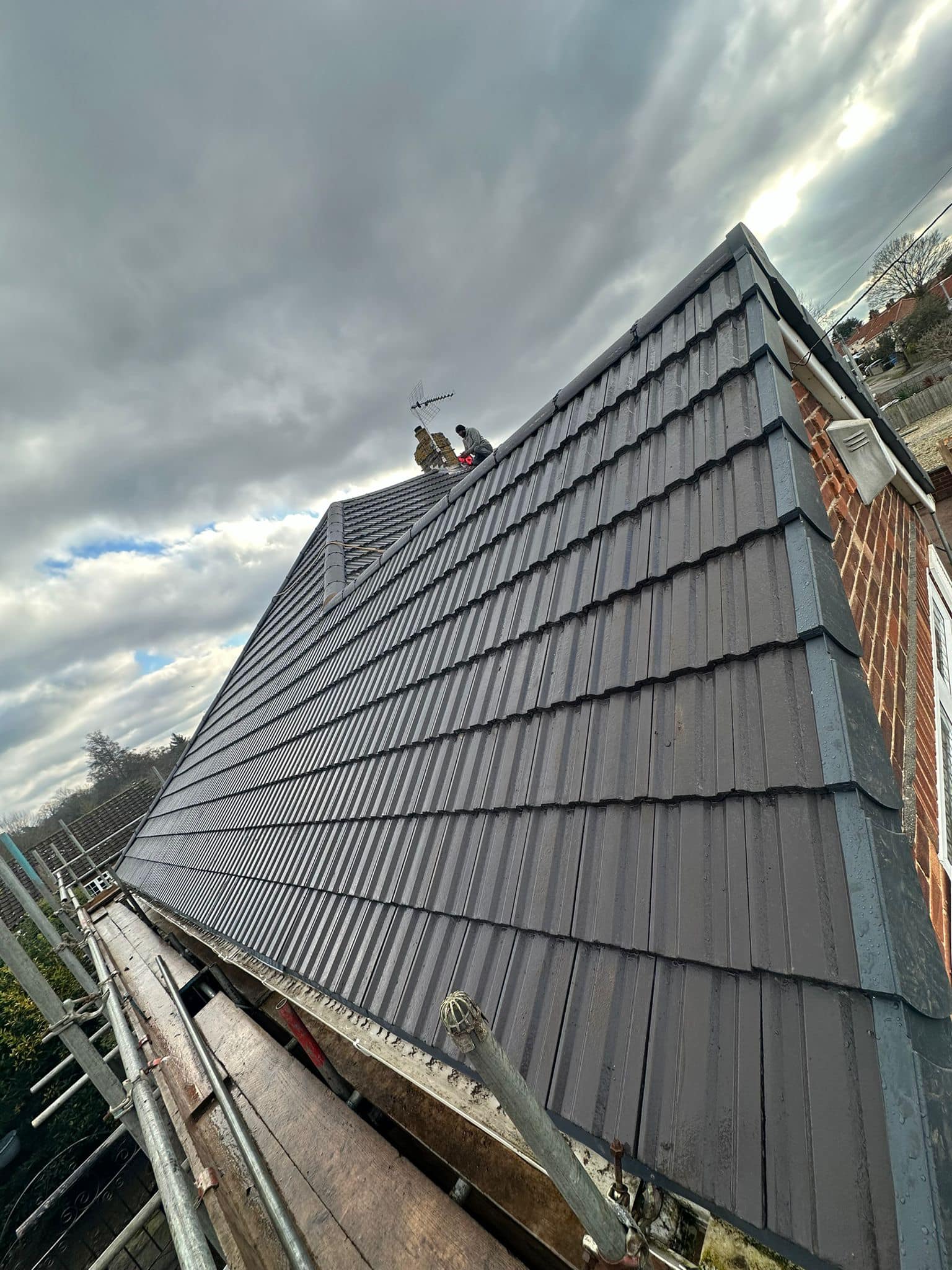 Commercial roof restoration in Canary Wharf