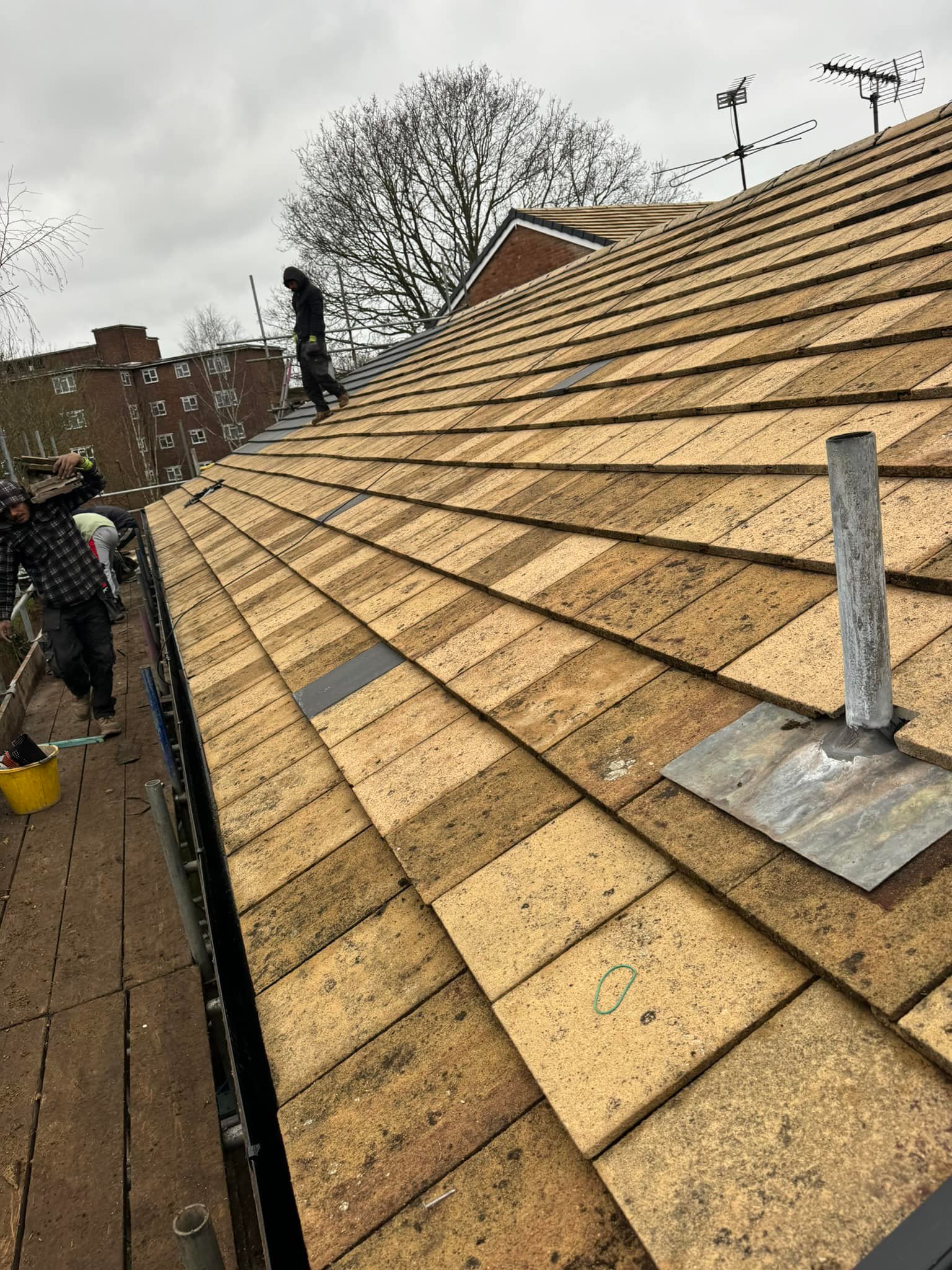 Flat roof replacement in Croydon