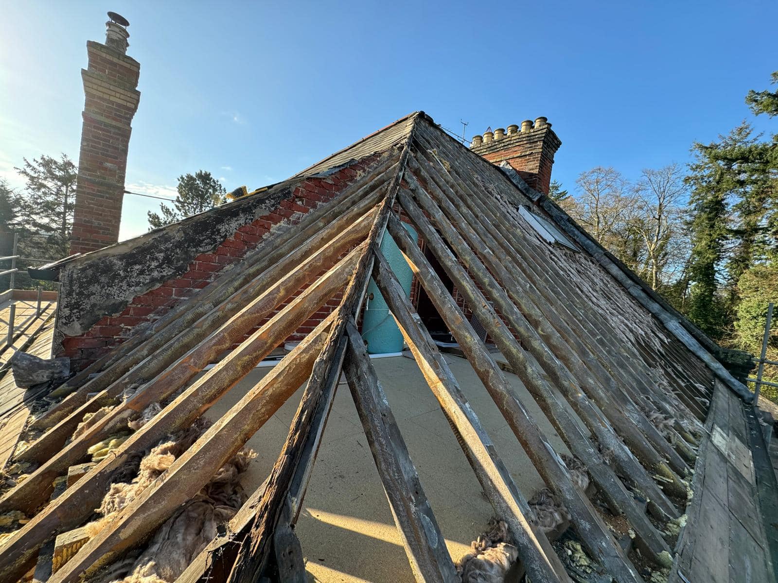 Lead flashing in Westminster