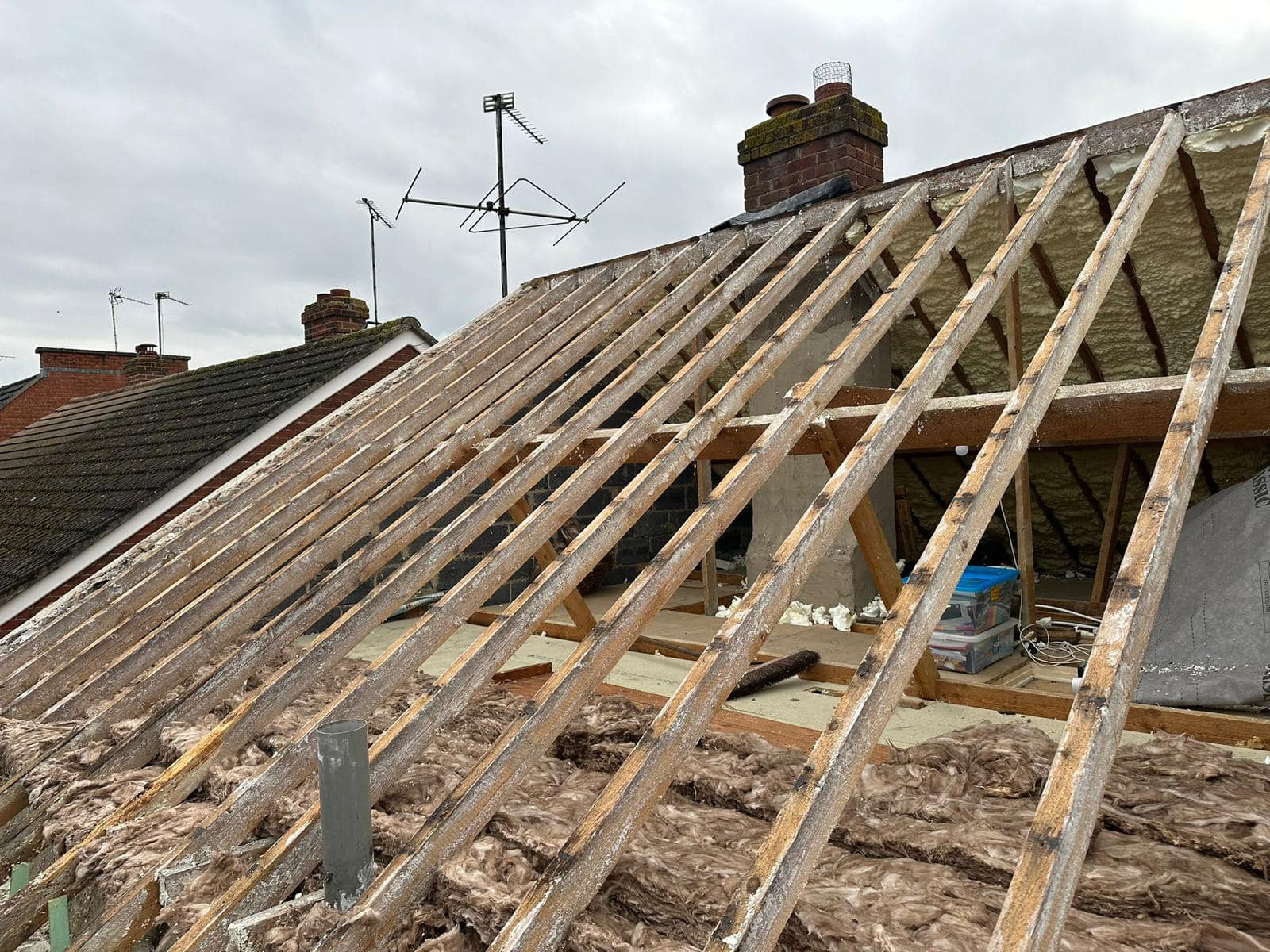 Storm damage repair in Battersea