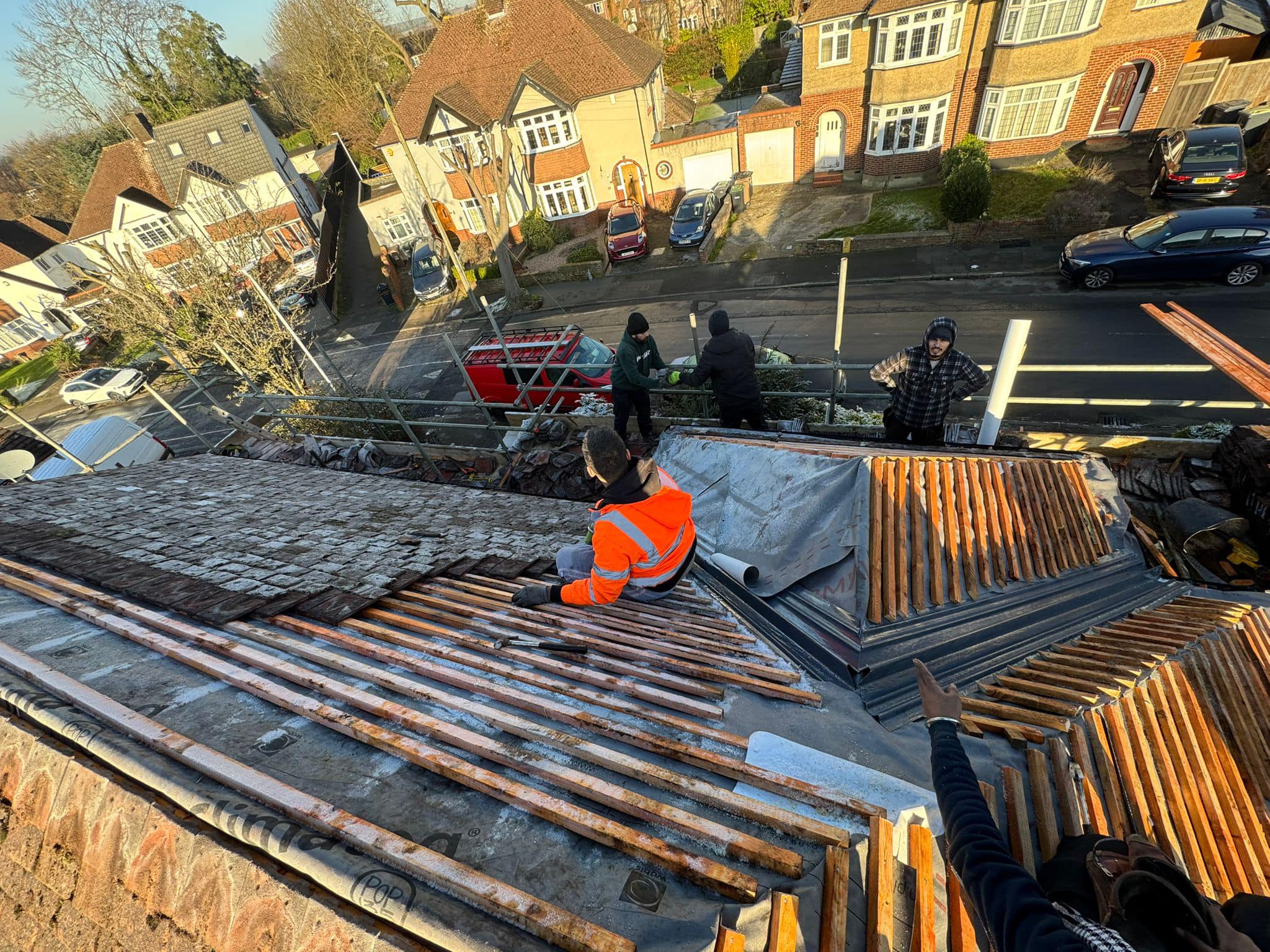 Flat roof replacement in Croydon