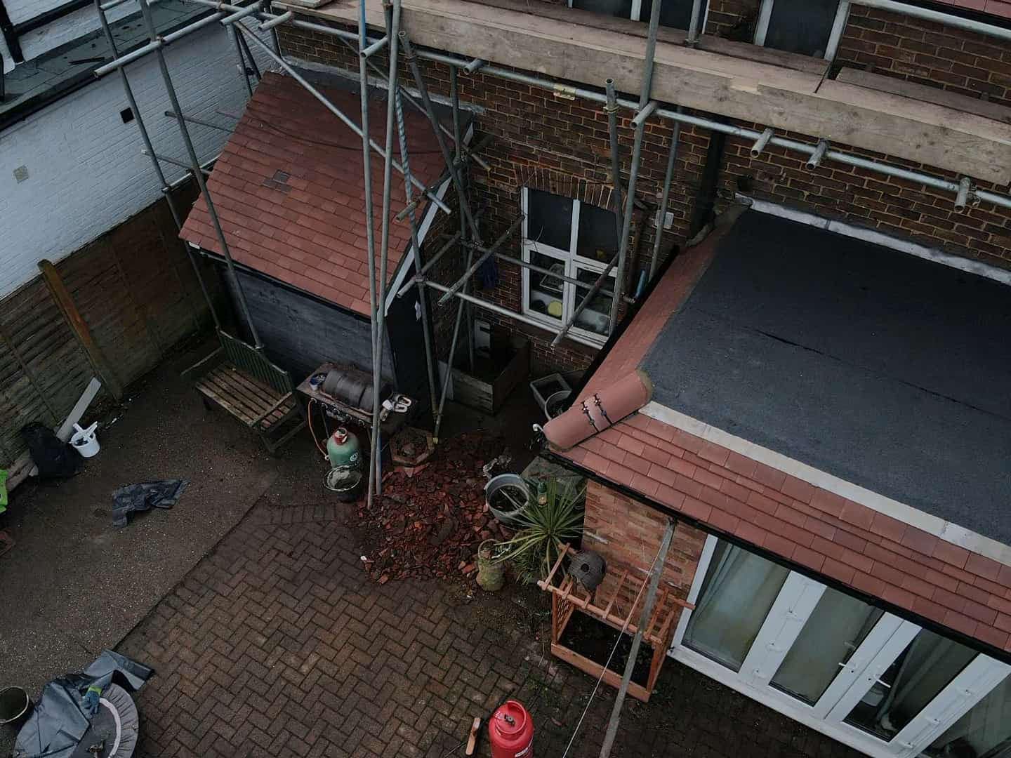 Slate roof restoration in Greenwich