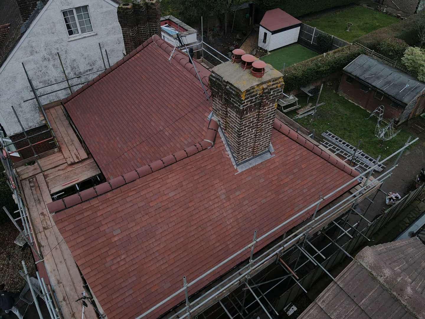 Slate roof restoration in Greenwich