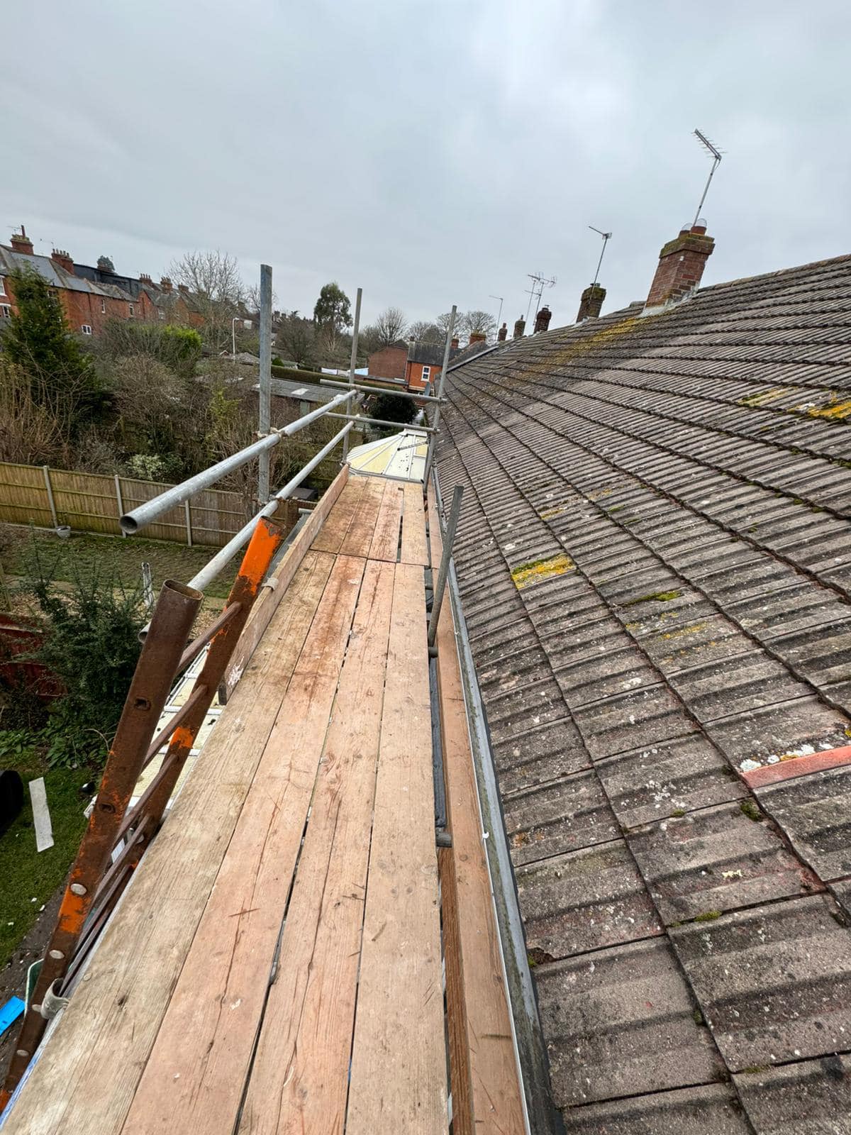 Slate roof restoration in Greenwich