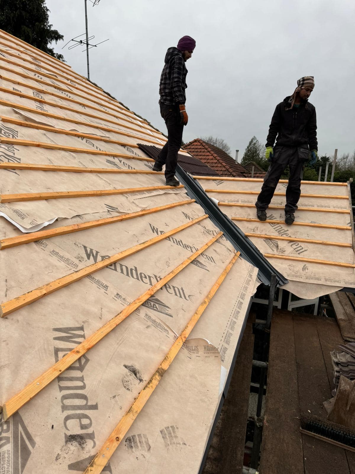 Slate roof restoration in Greenwich