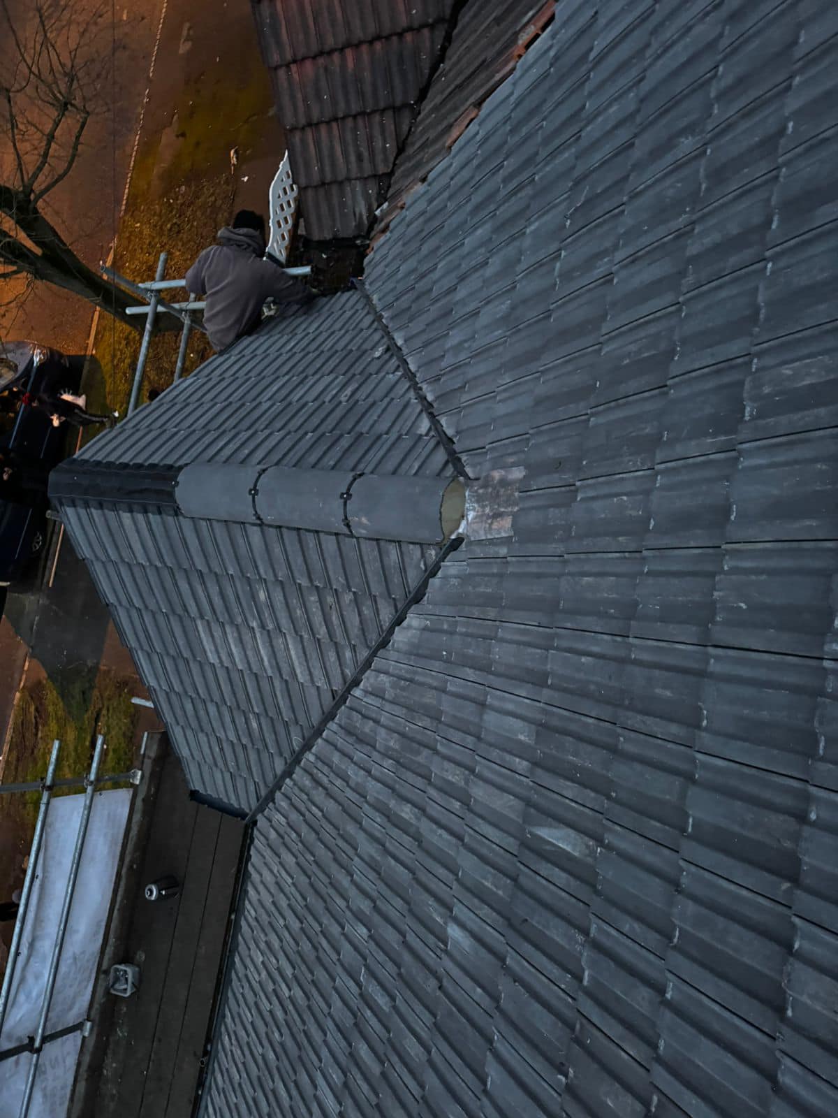 Storm damage repair in Battersea