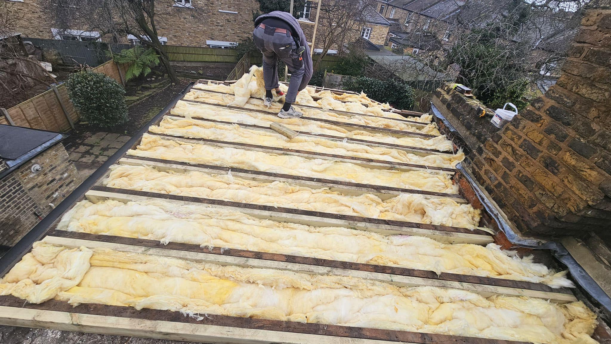 Lead flashing in Westminster