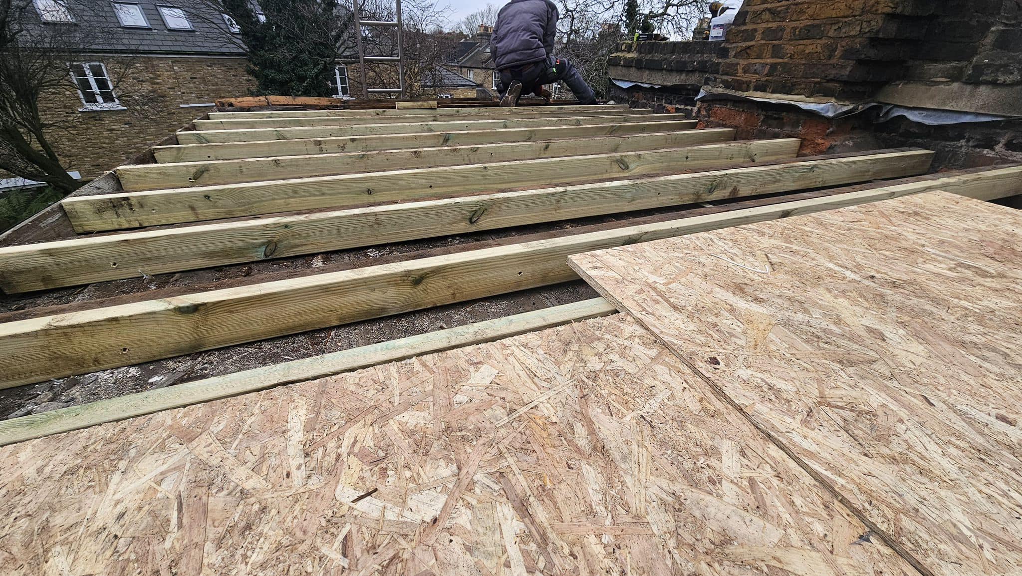 Flat roof coating in Brixton