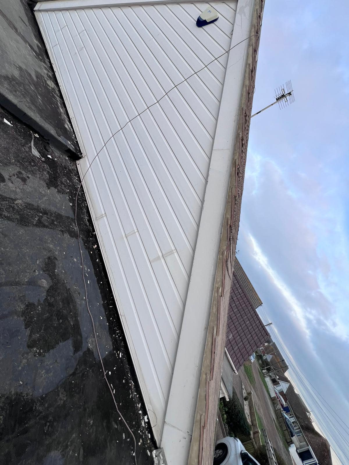 Storm damage repair in Battersea