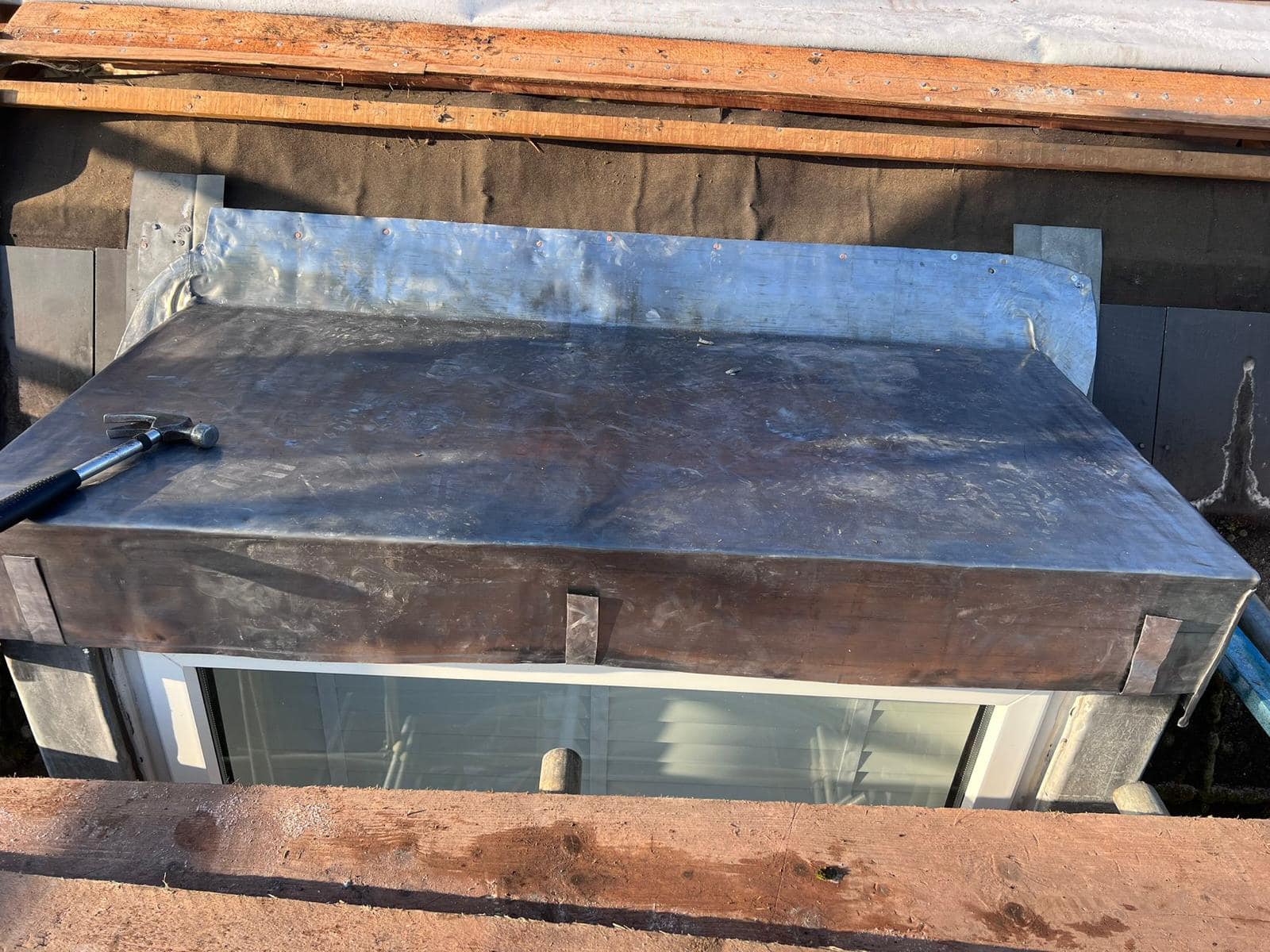 GRP fibreglass roof in Peckham