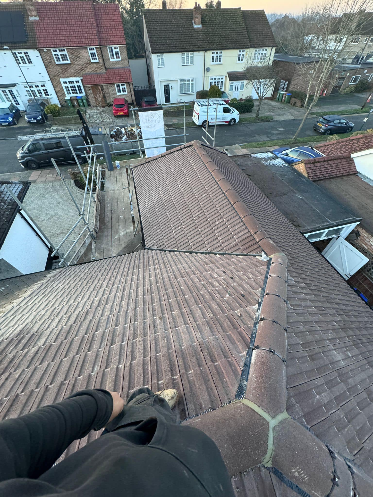 Commercial roof restoration in Canary Wharf