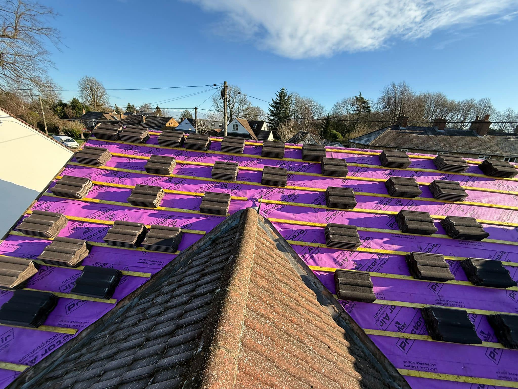 GRP fibreglass roof in Peckham