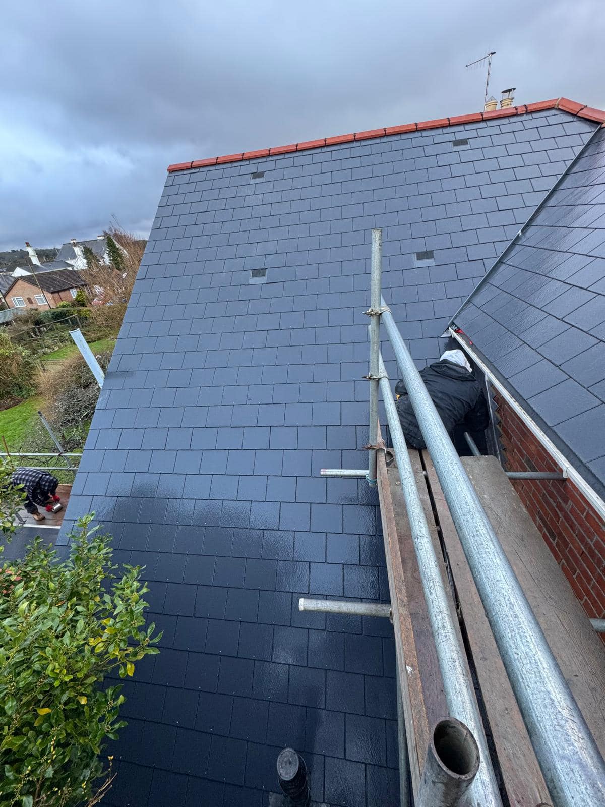 Flat roof replacement in Croydon