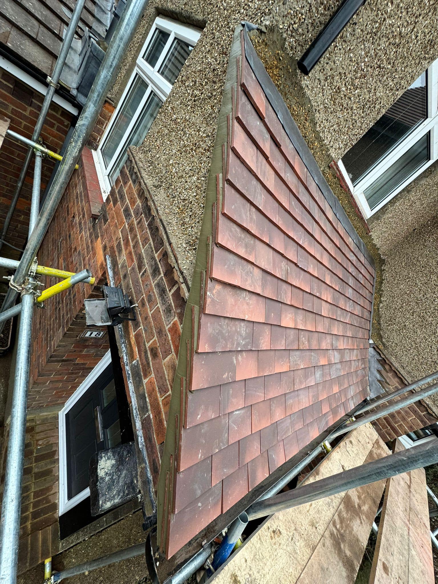 Commercial roof restoration in Canary Wharf