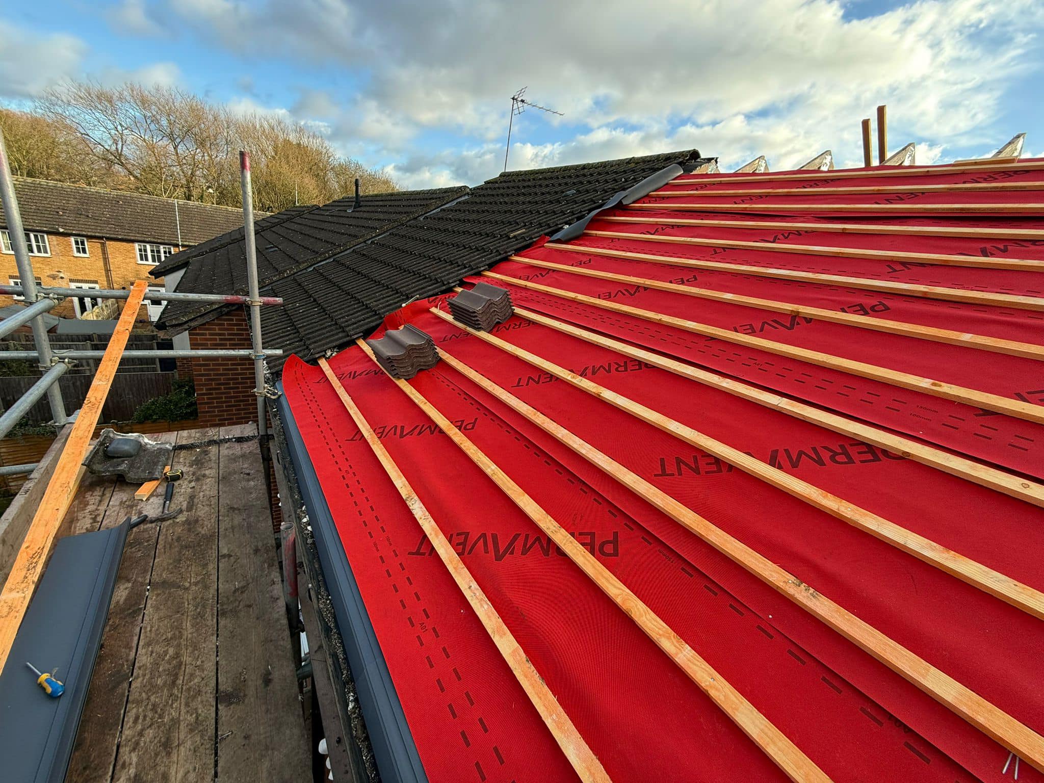 Lead flashing in Westminster