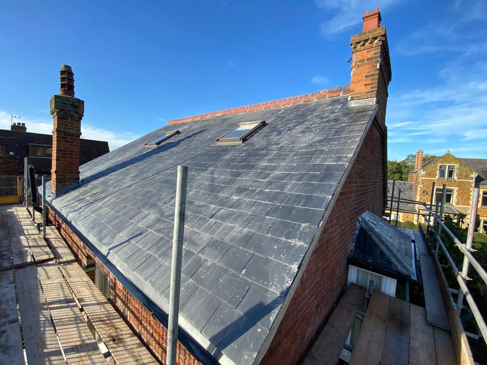 Commercial roof restoration in Canary Wharf