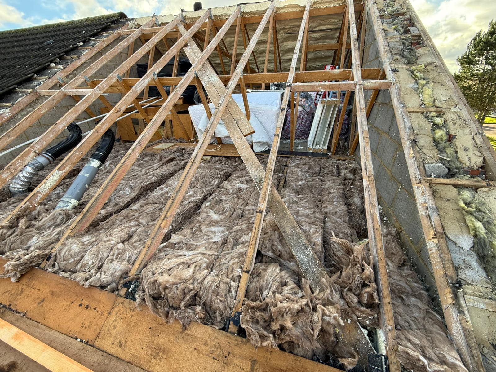 Professional roofers working on a property in London - KS Roof Master