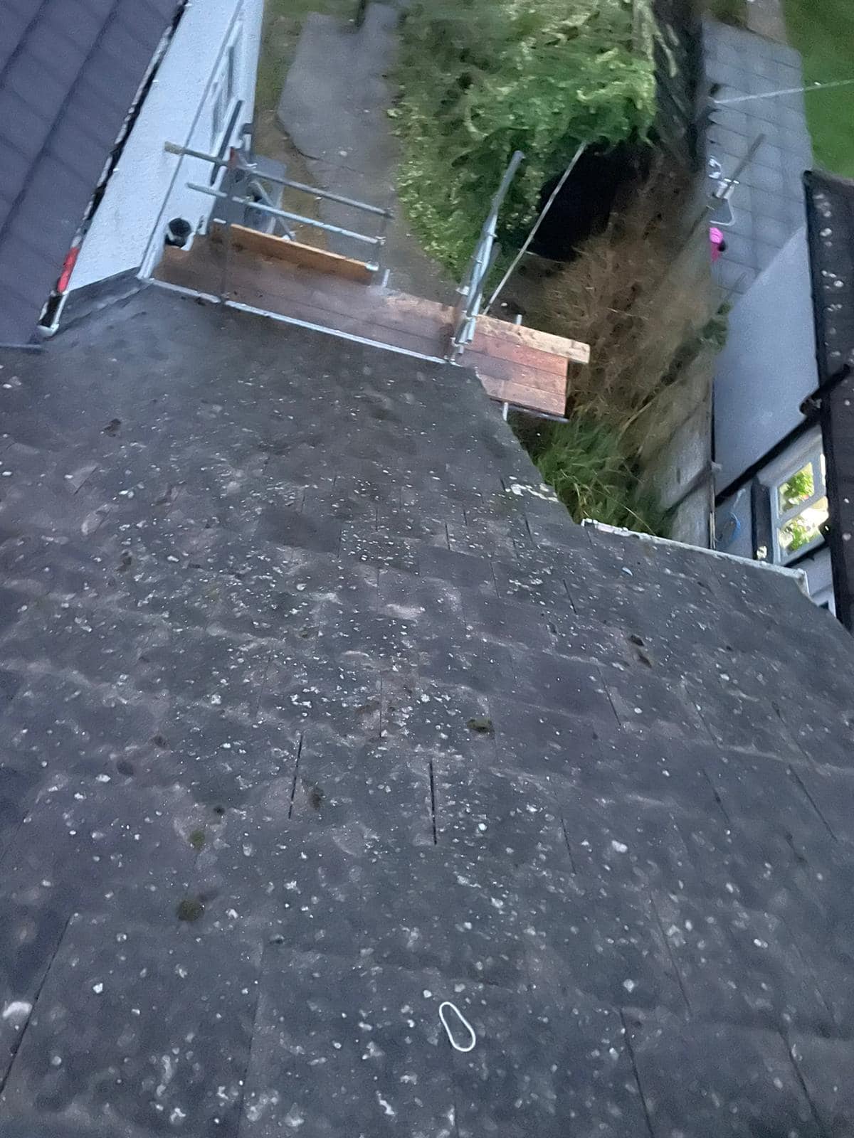 Professional roofers working on a property in London - KS Roof Master