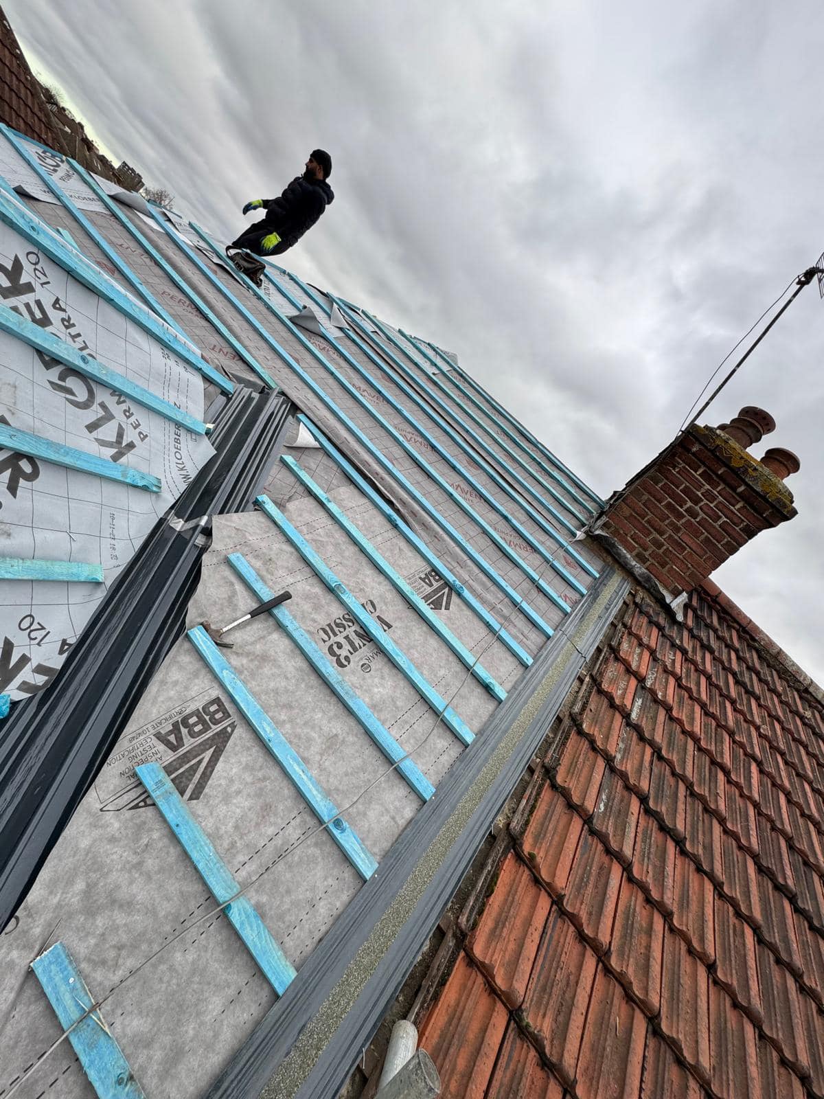 Storm damage repair in Battersea