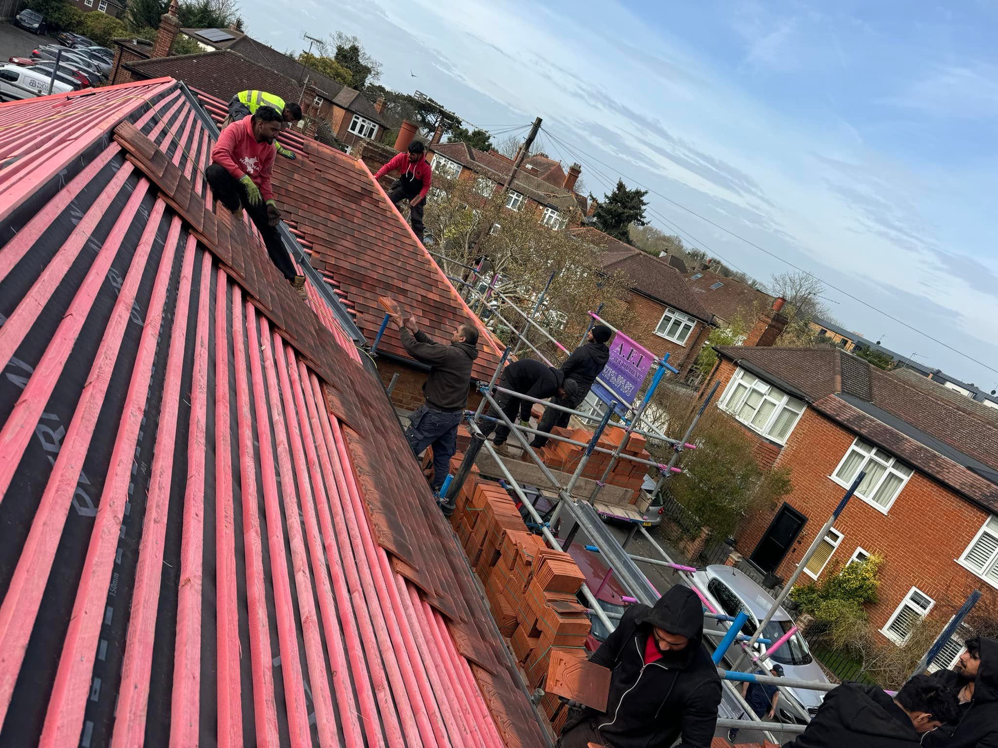 GRP fibreglass roof in Peckham