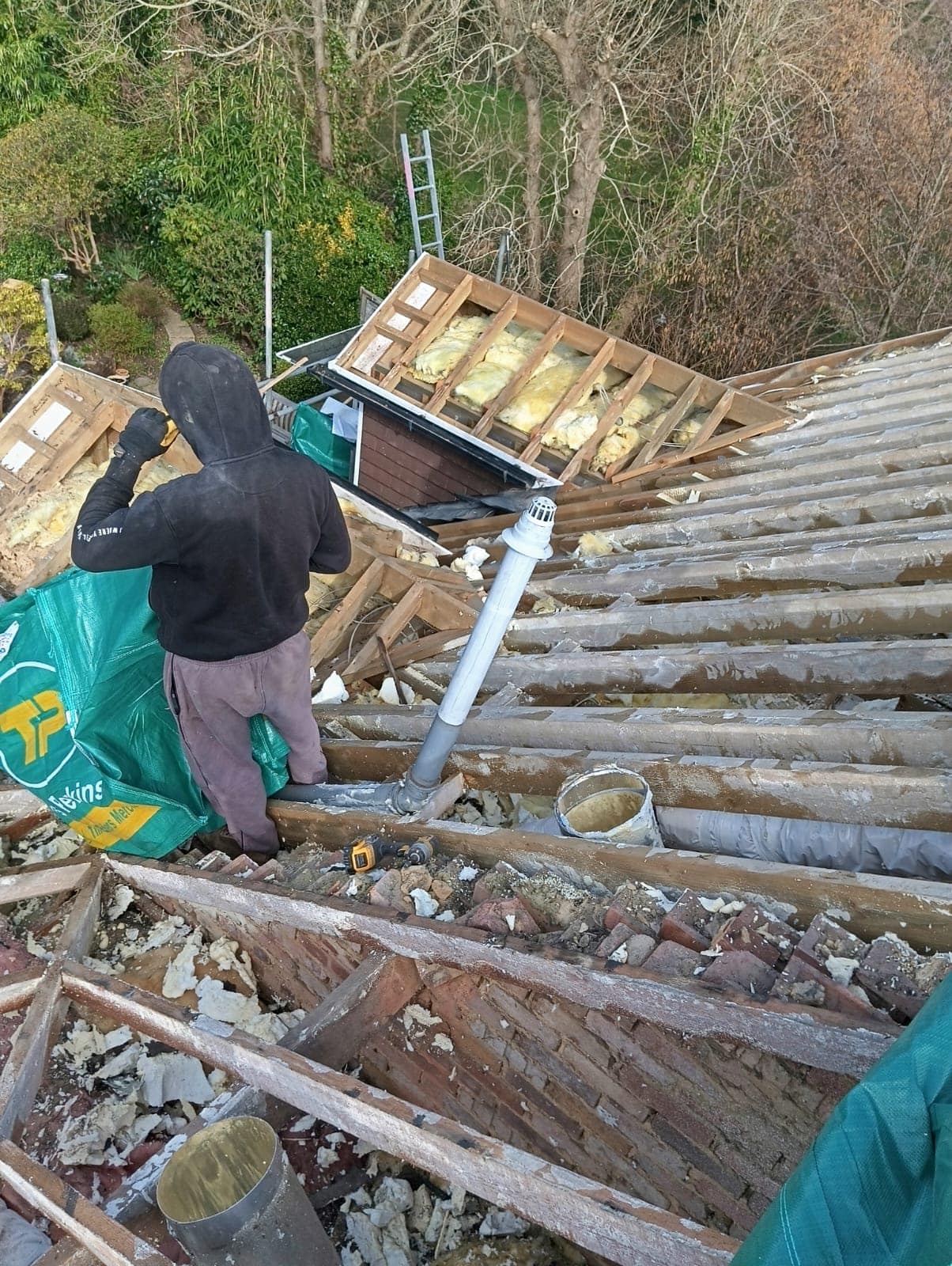Slate roof restoration in Greenwich
