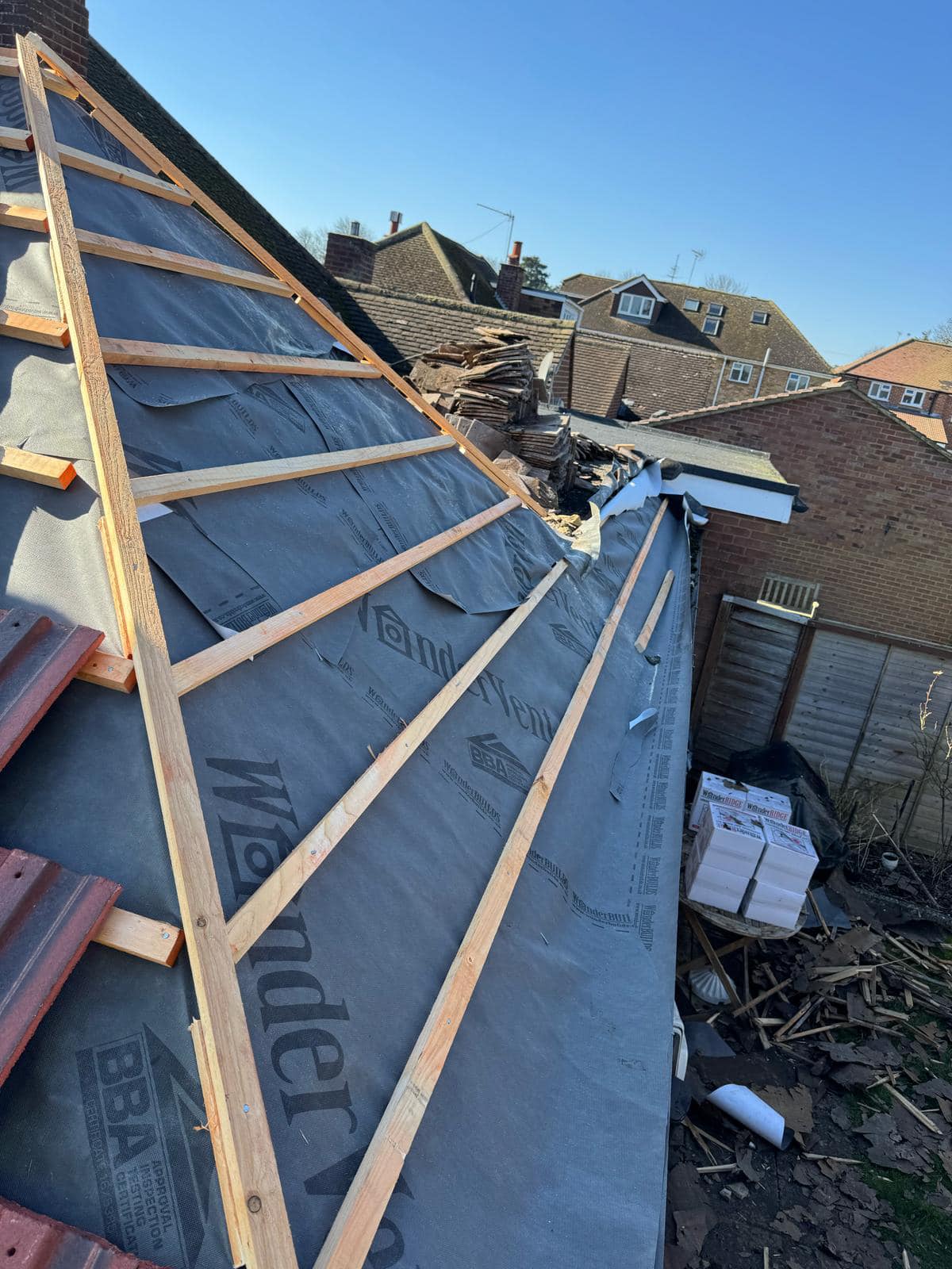 EPDM rubber roof in Stratford