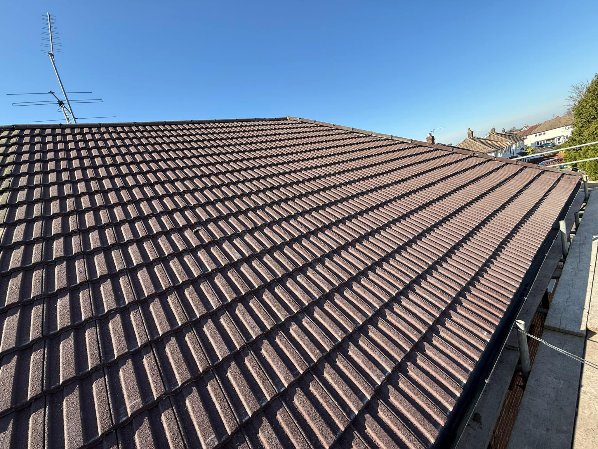 Commercial roof restoration in Canary Wharf