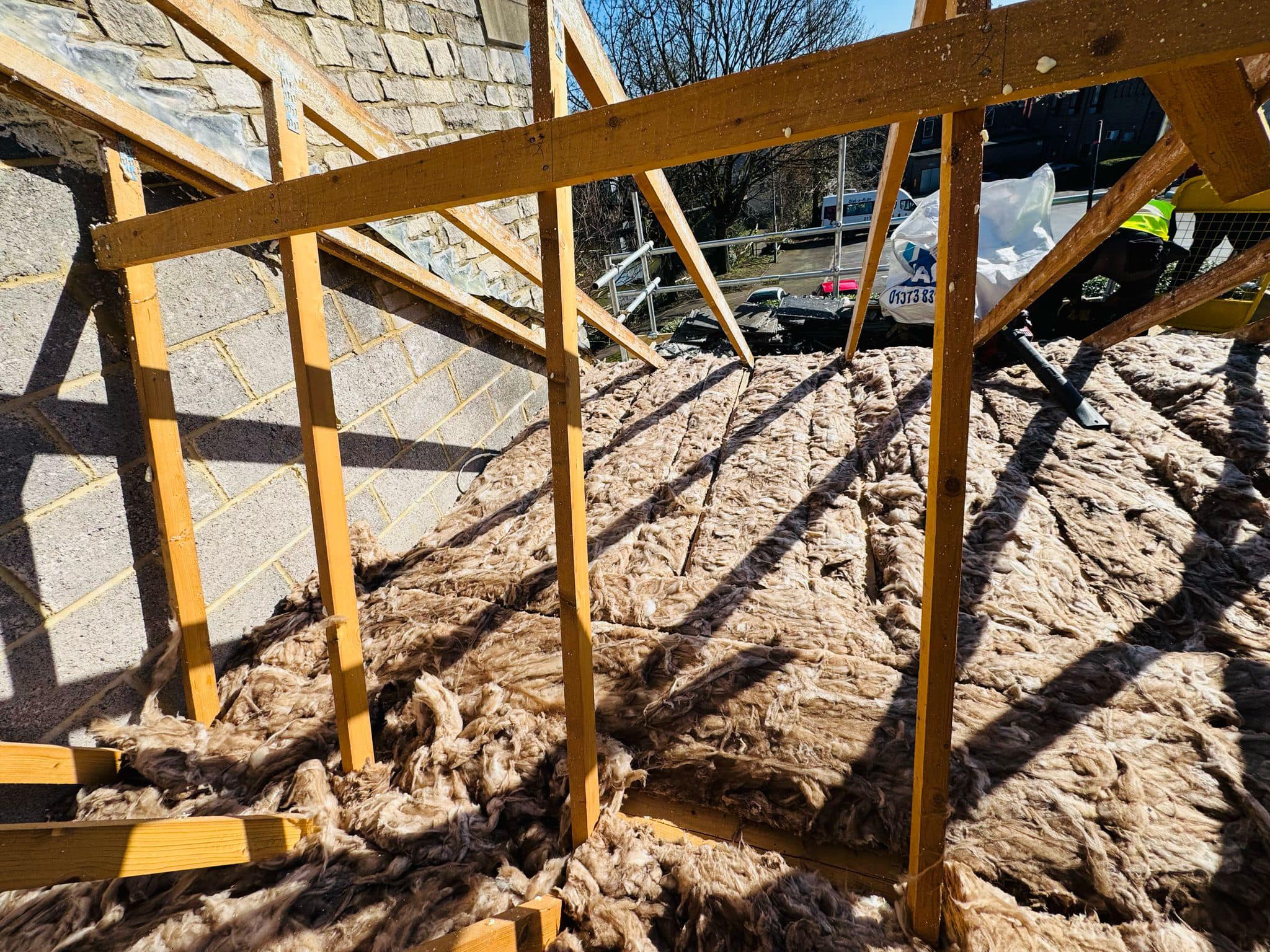 Professional roofers working on a property in London - KS Roof Master