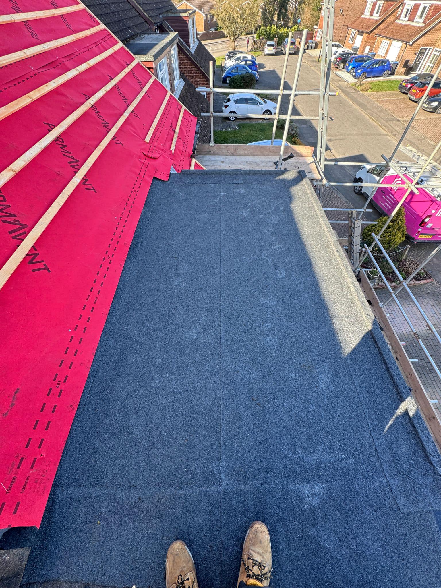 Lead flashing in Westminster