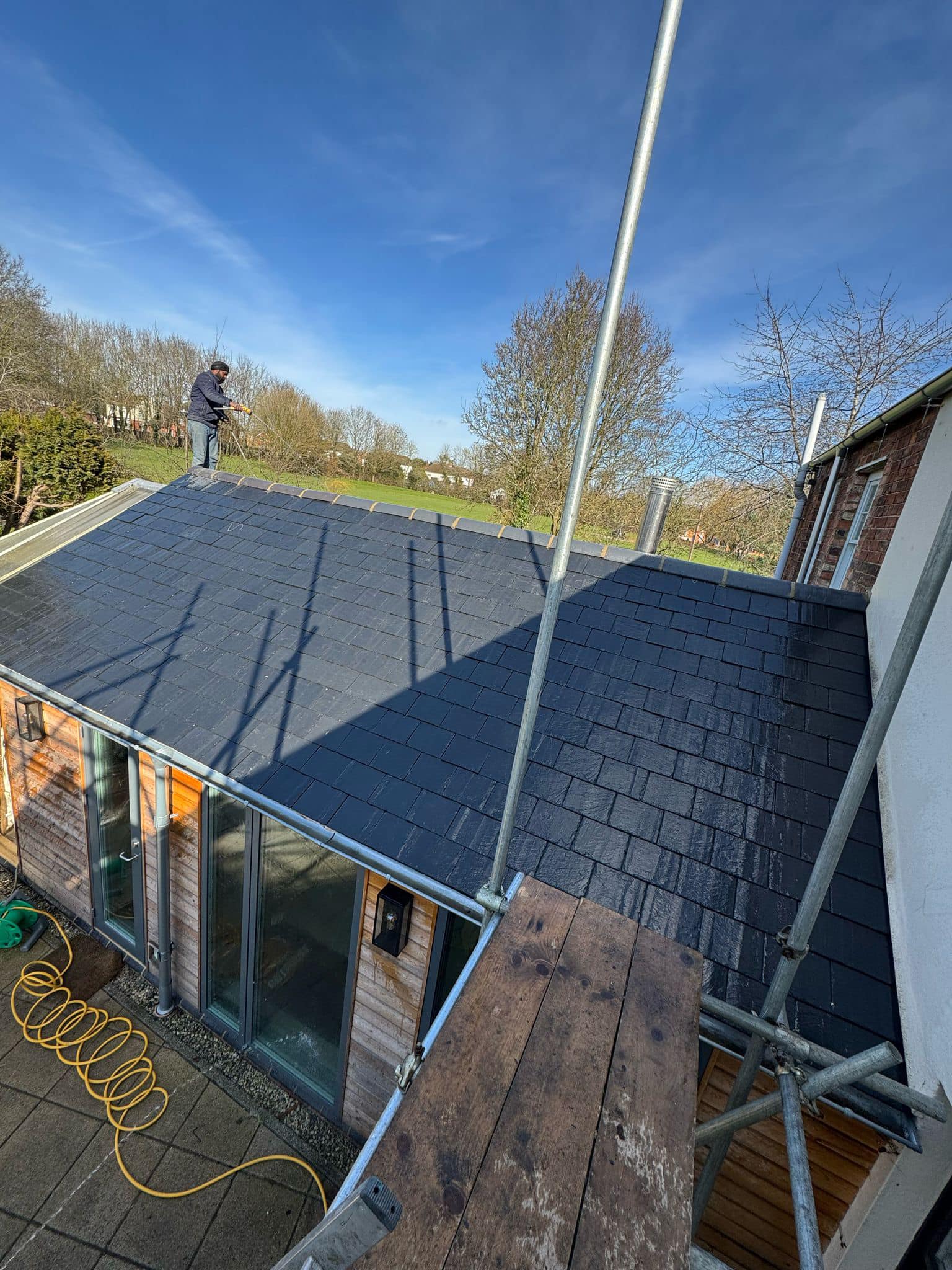 Storm damage repair in Battersea